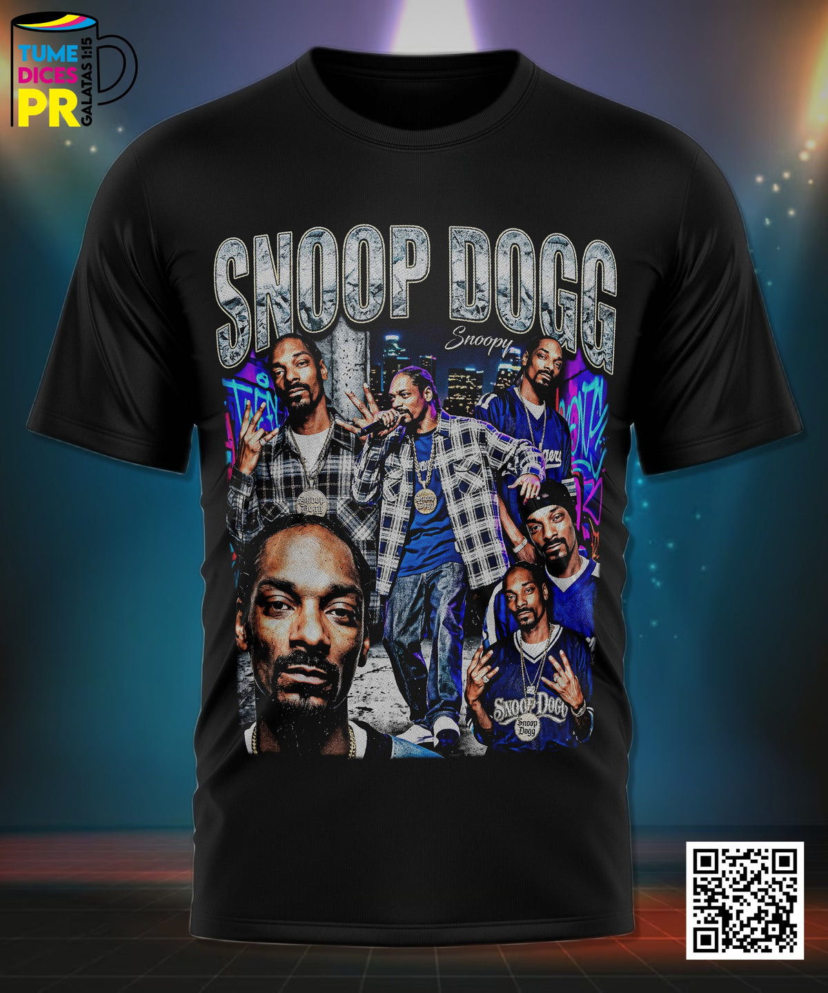 Camiseta SNOOP DOGG | Algodón y poliéster | Tallas S–XL