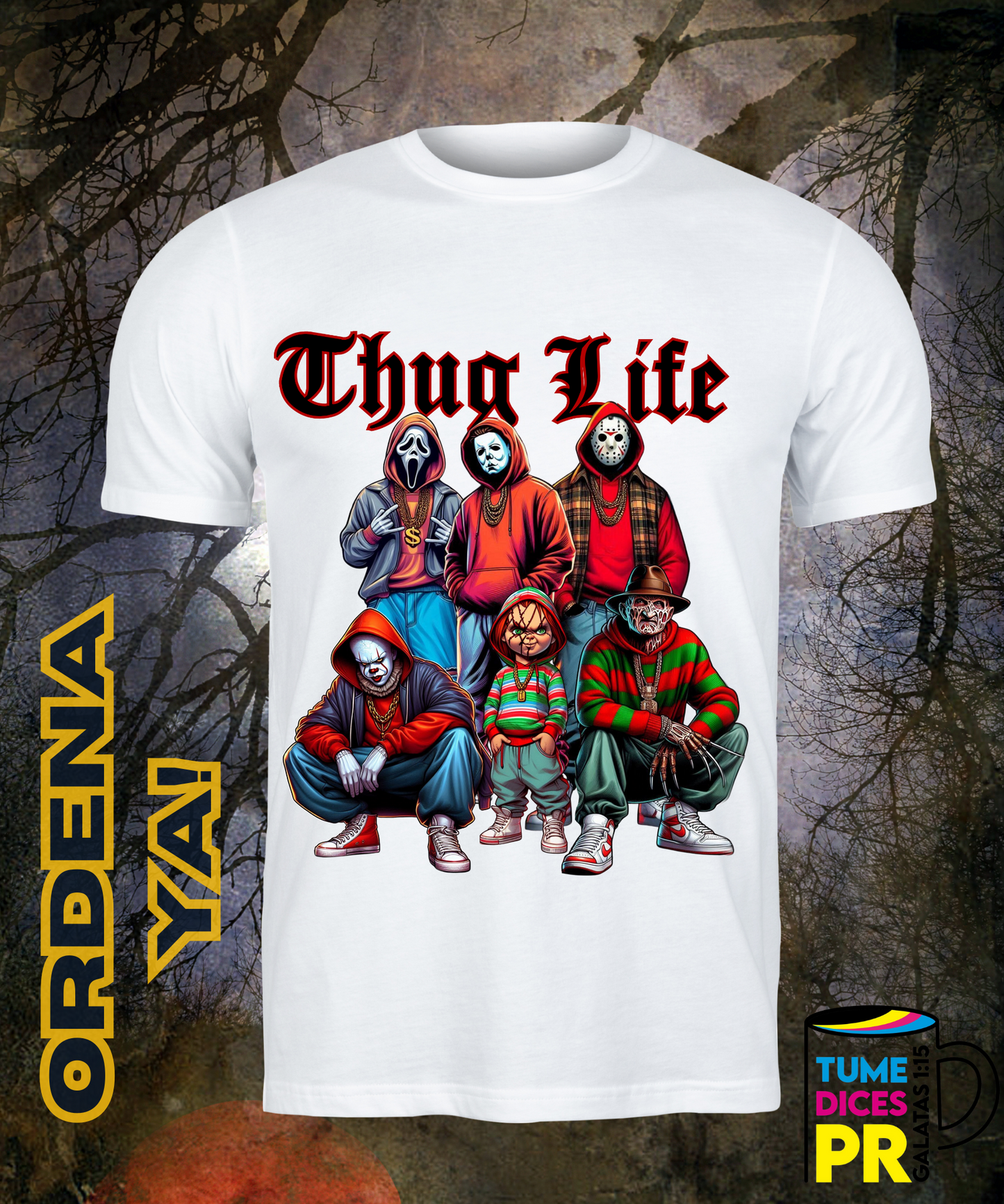 Camiseta Halloween THUG LIFE