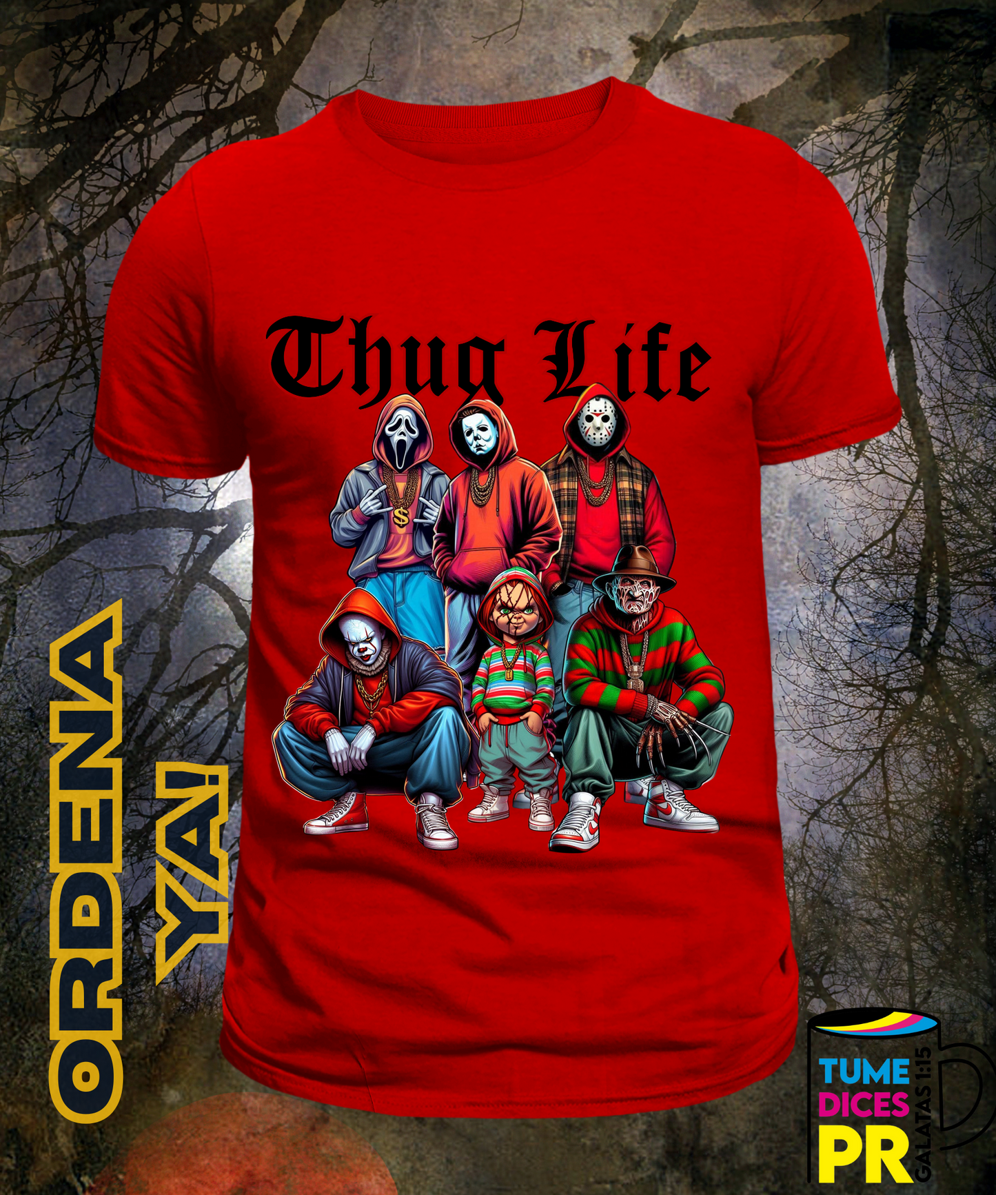 Camiseta Halloween THUG LIFE