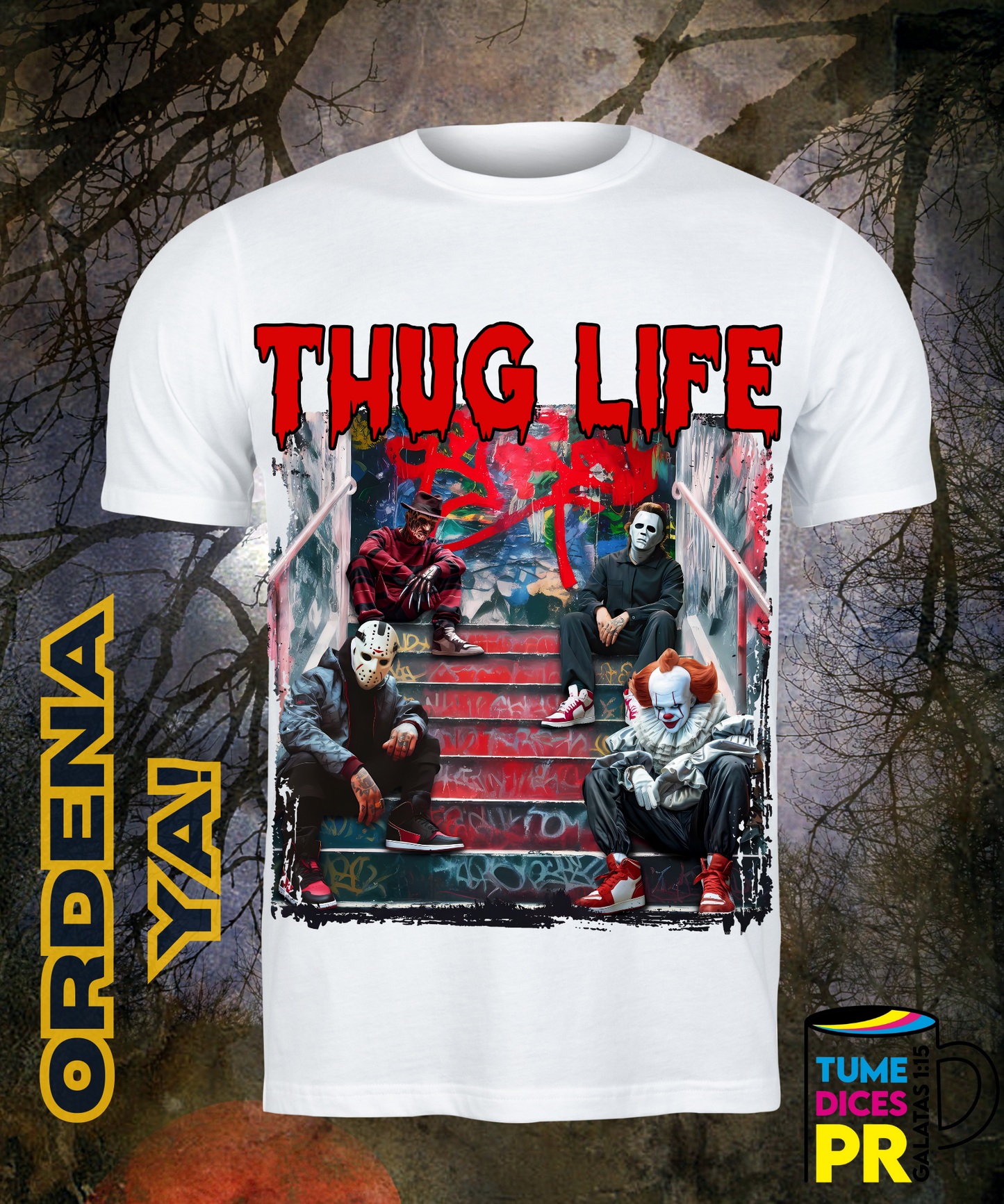Camiseta Halloween THUG LIFE