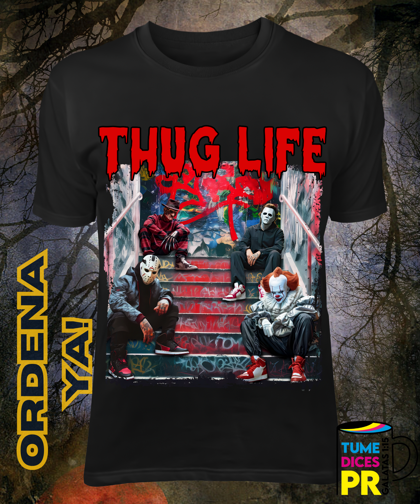 Camiseta Halloween THUG LIFE
