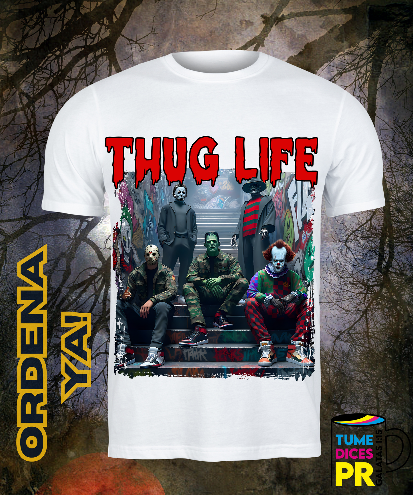Camiseta Halloween THUG LIFE