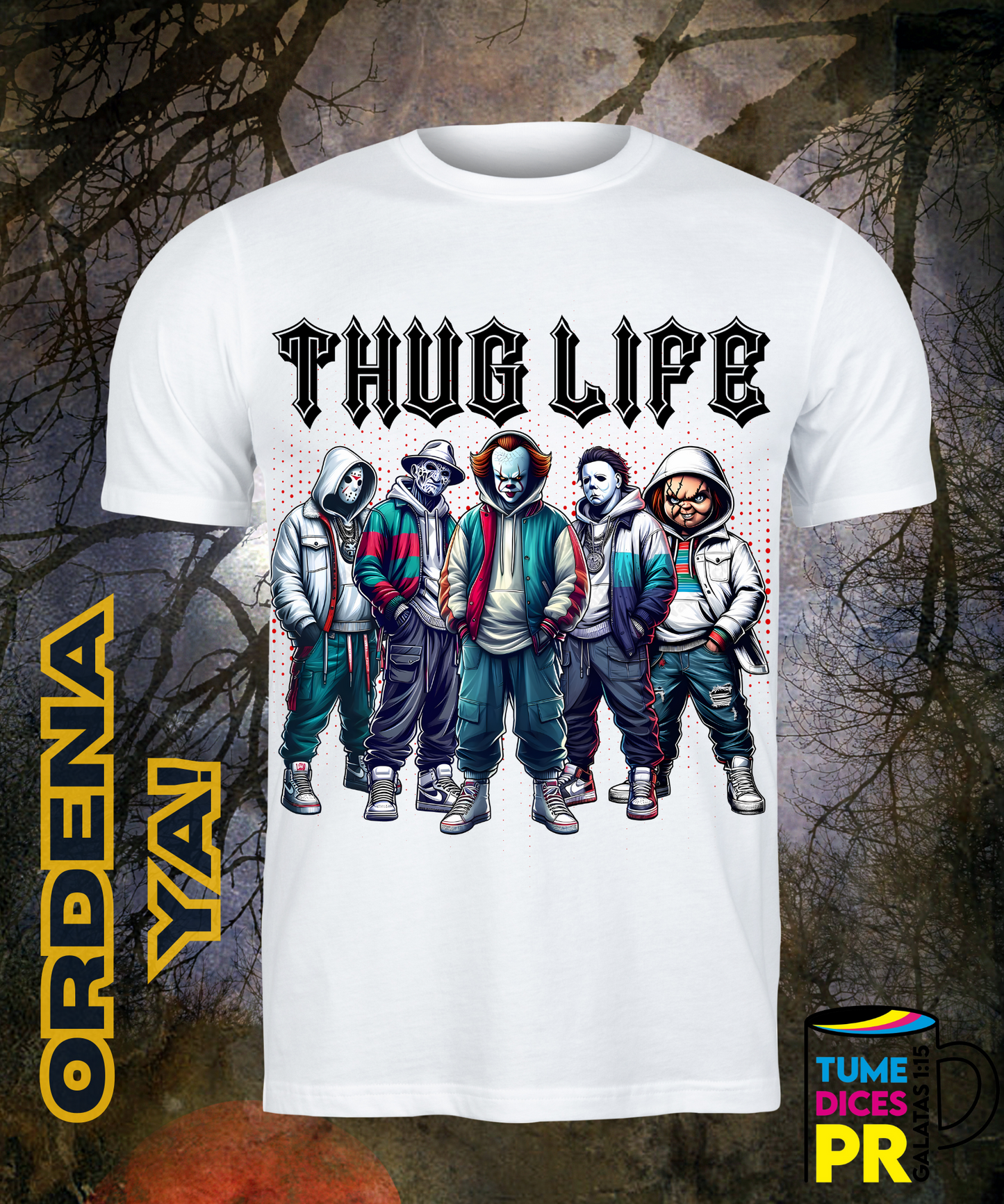 Camiseta Halloween THUG LIFE