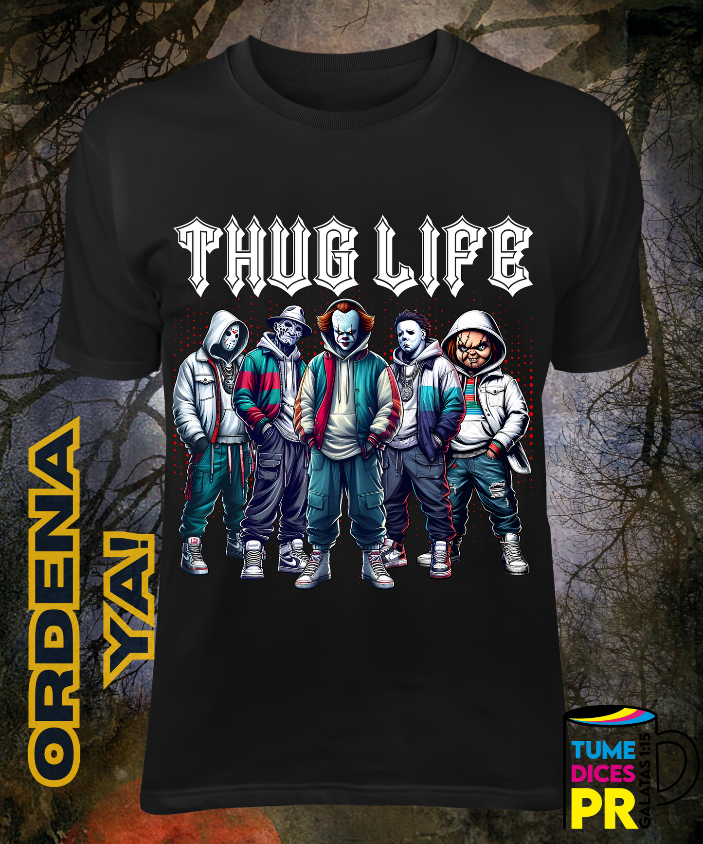 Camiseta Halloween THUG LIFE