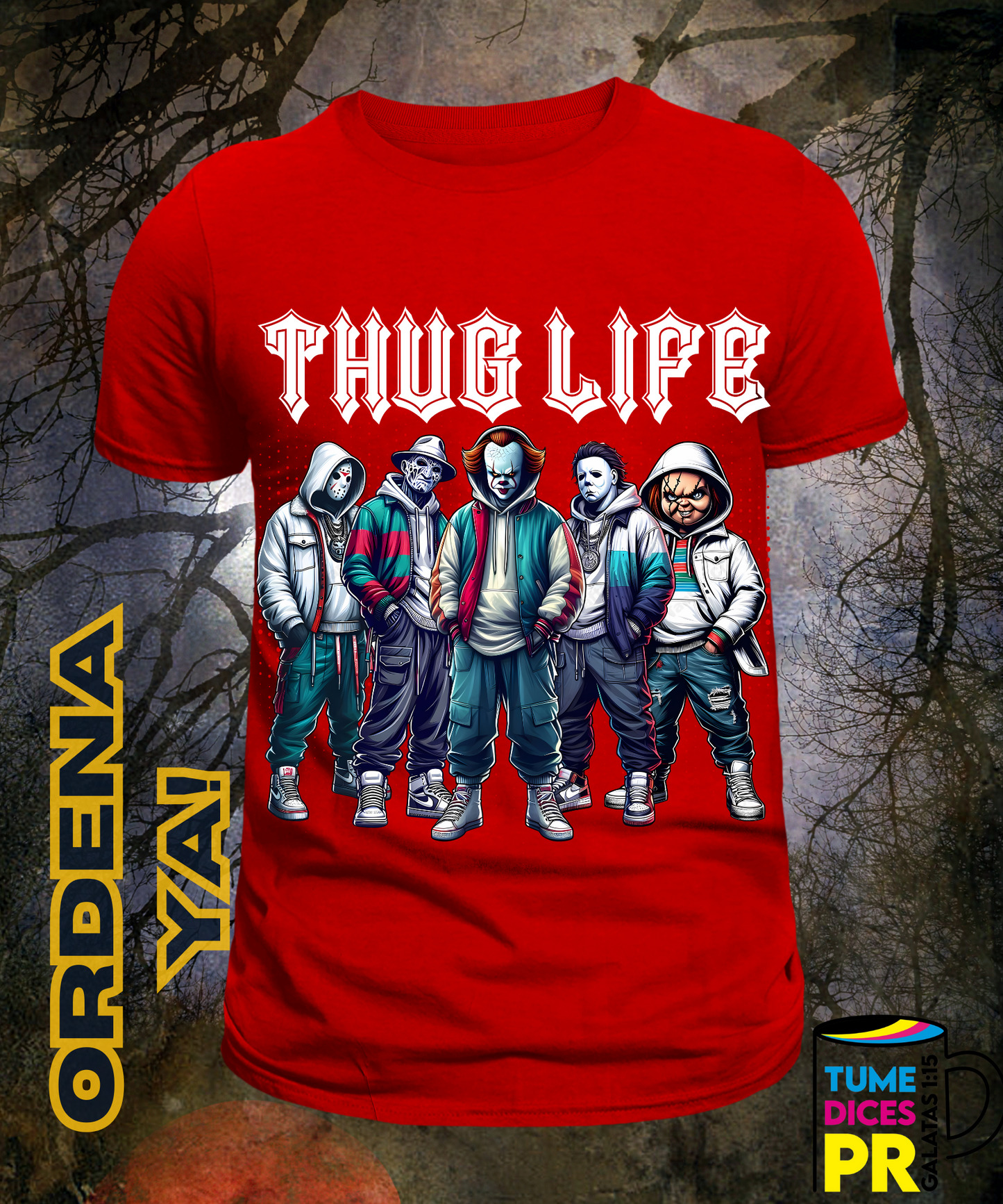 Camiseta Halloween THUG LIFE