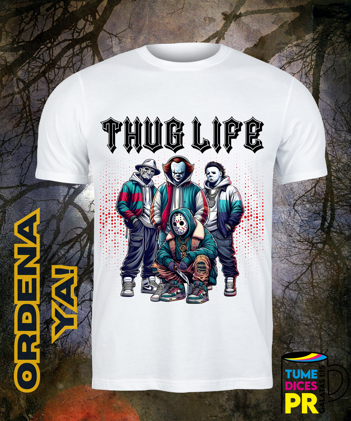 Camiseta Halloween THUG LIFE