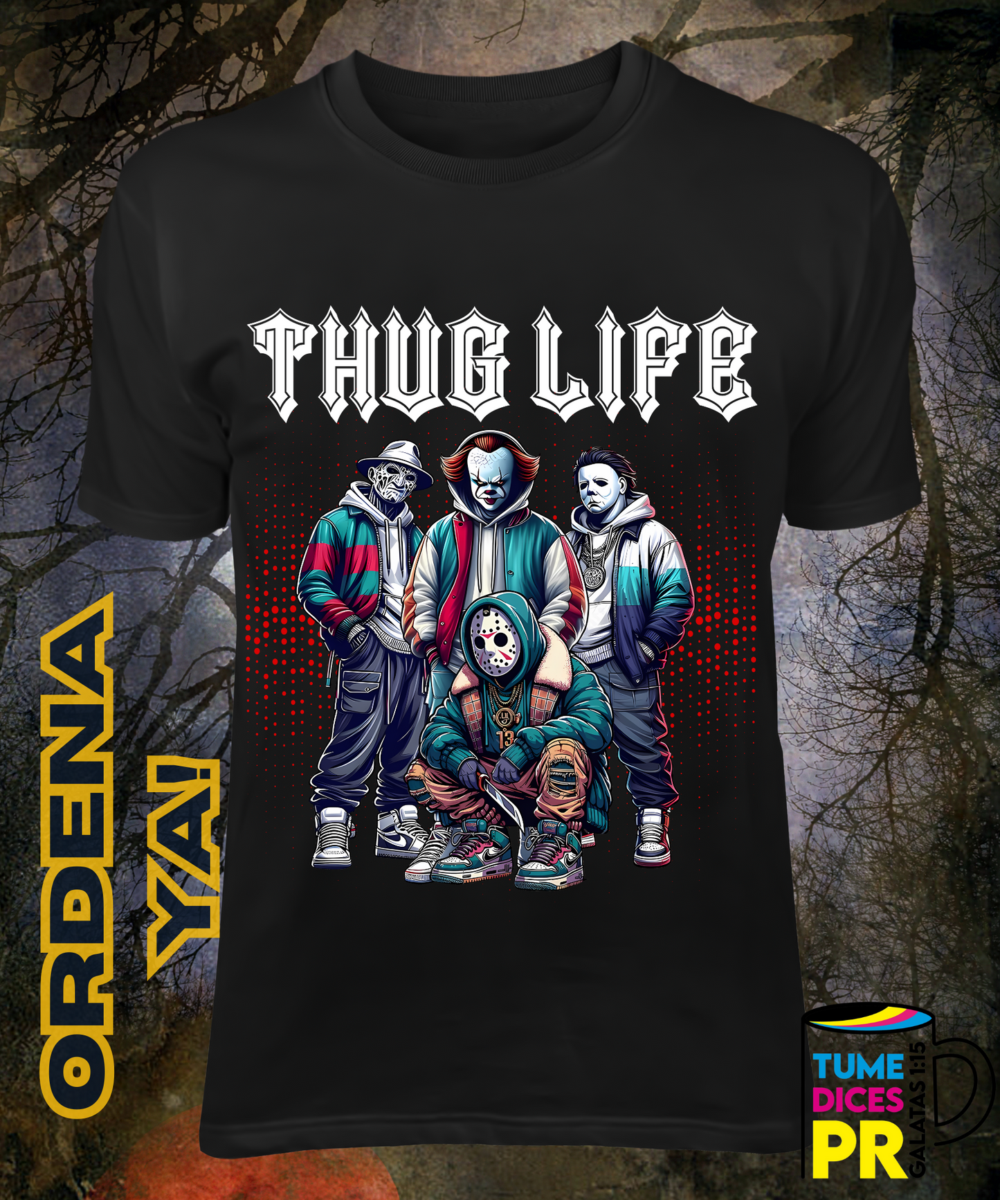 Camiseta Halloween THUG LIFE