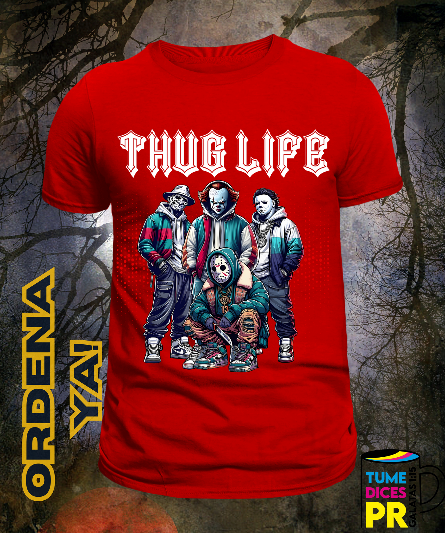 Camiseta Halloween THUG LIFE