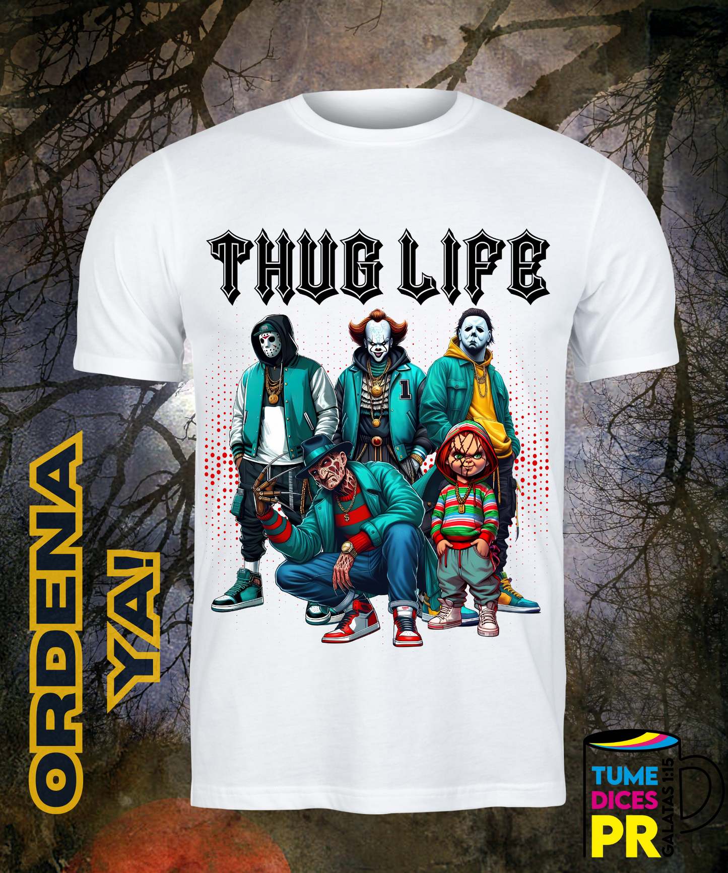Camiseta Halloween THUG LIFE