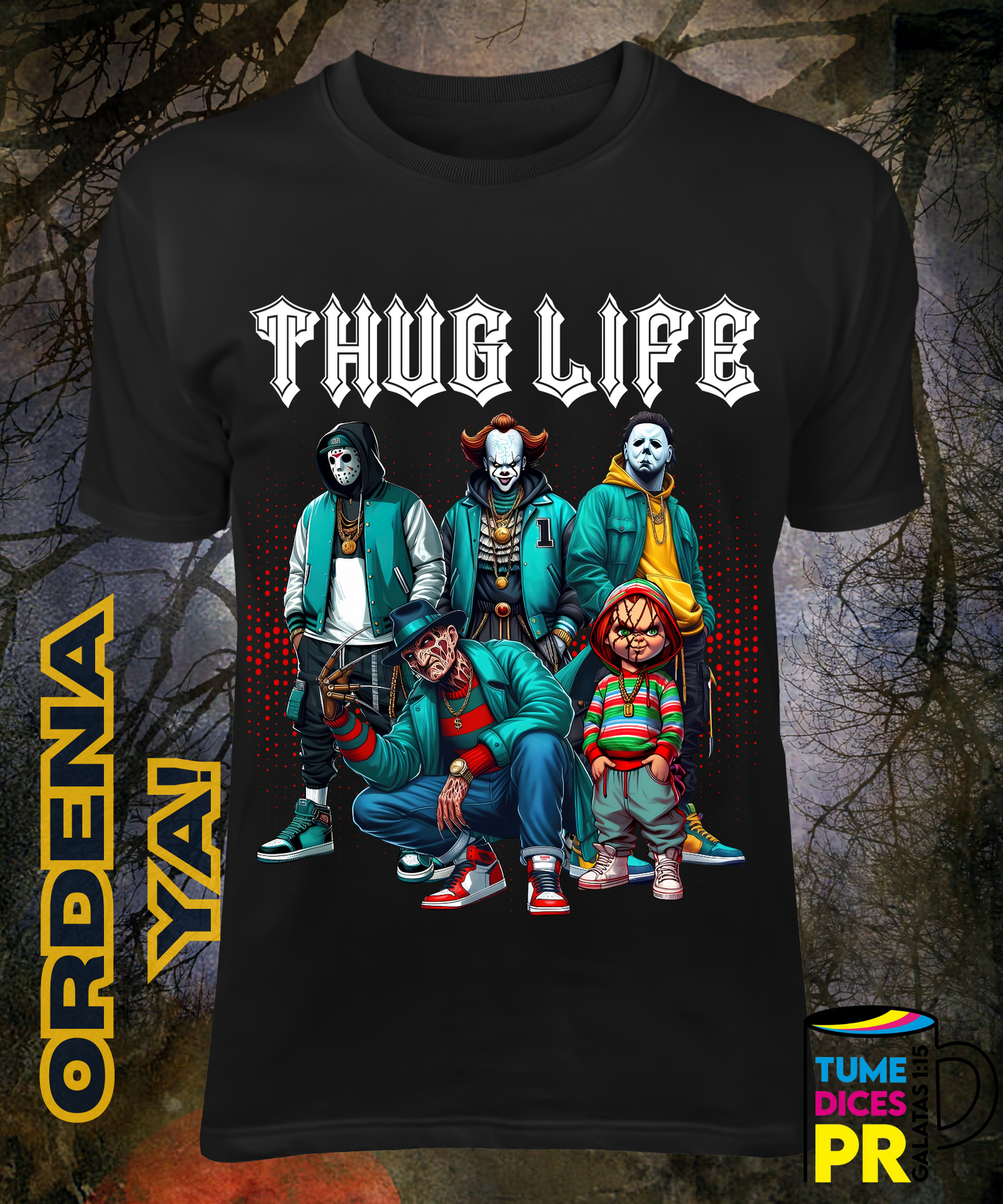 Camiseta Halloween THUG LIFE