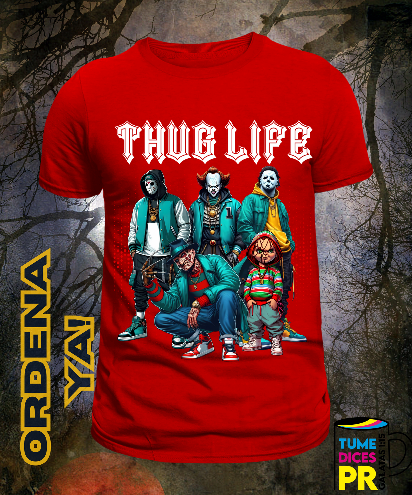 Camiseta Halloween THUG LIFE