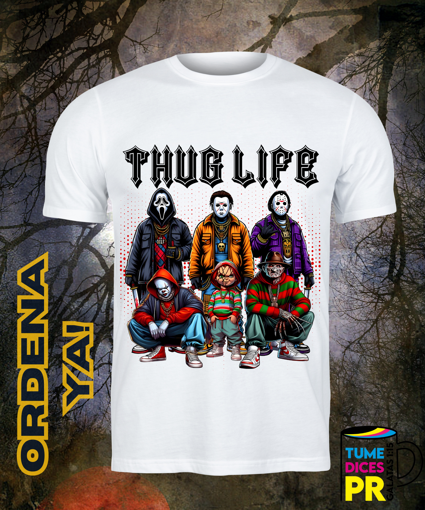 Camiseta Halloween THUG LIFE