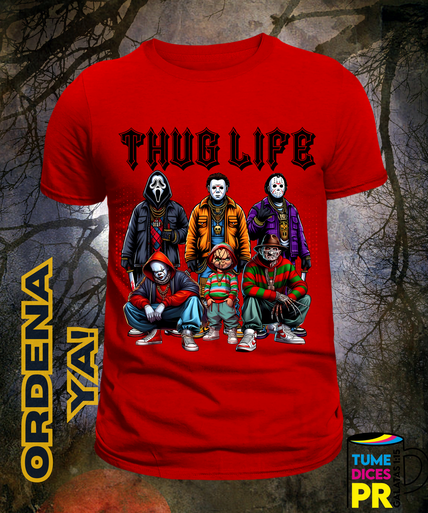Camiseta Halloween THUG LIFE