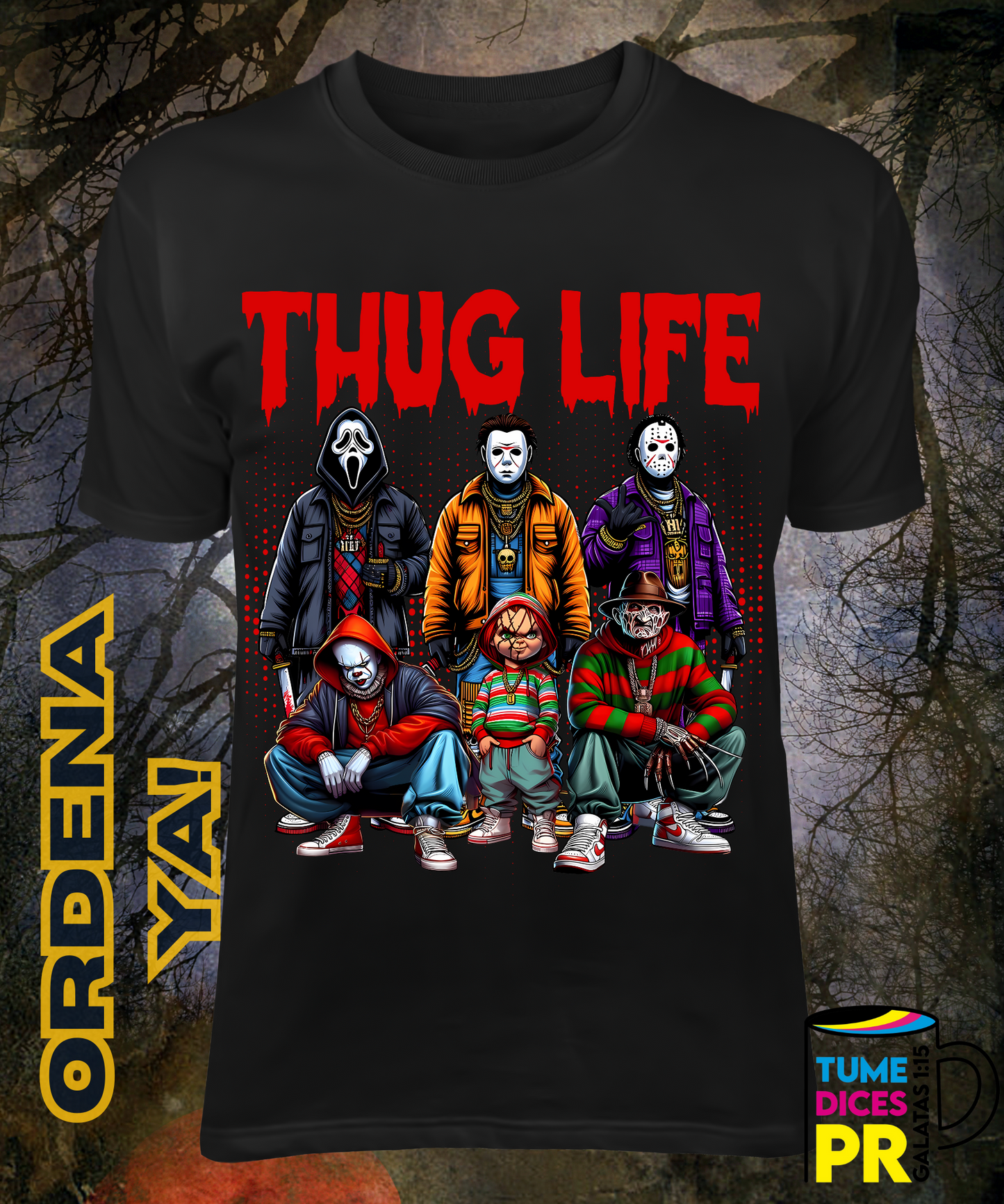 Camiseta Halloween THUG LIFE