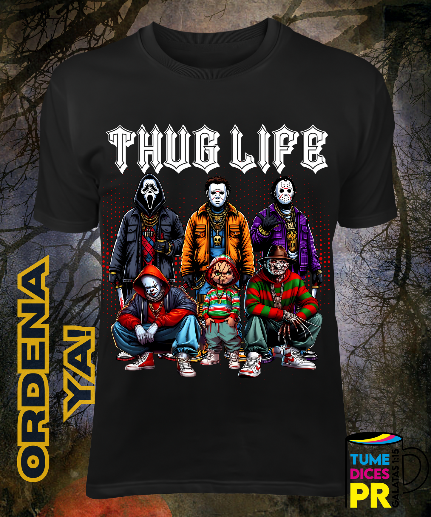 Camiseta Halloween THUG LIFE