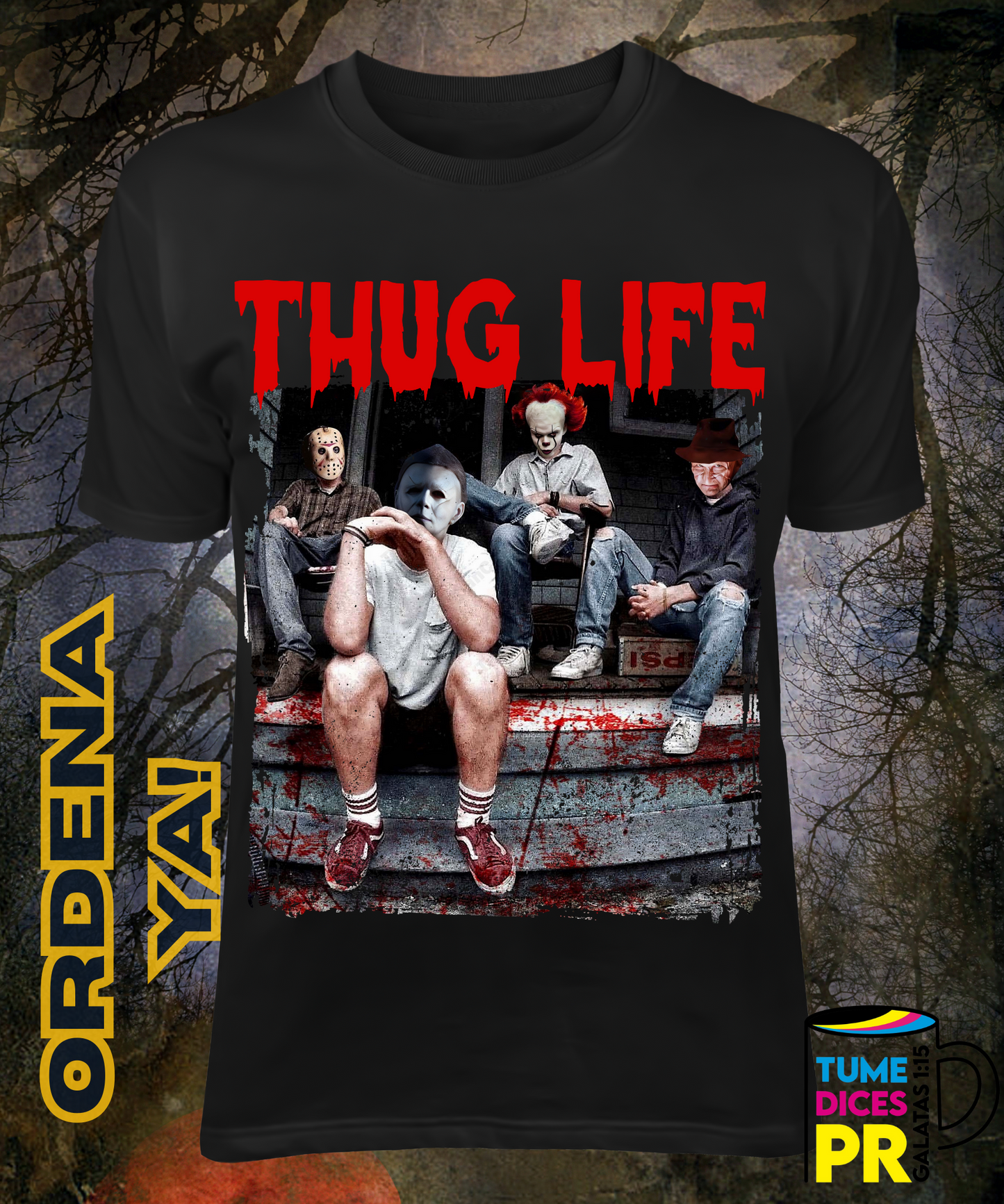 Camiseta Halloween THUG LIFE