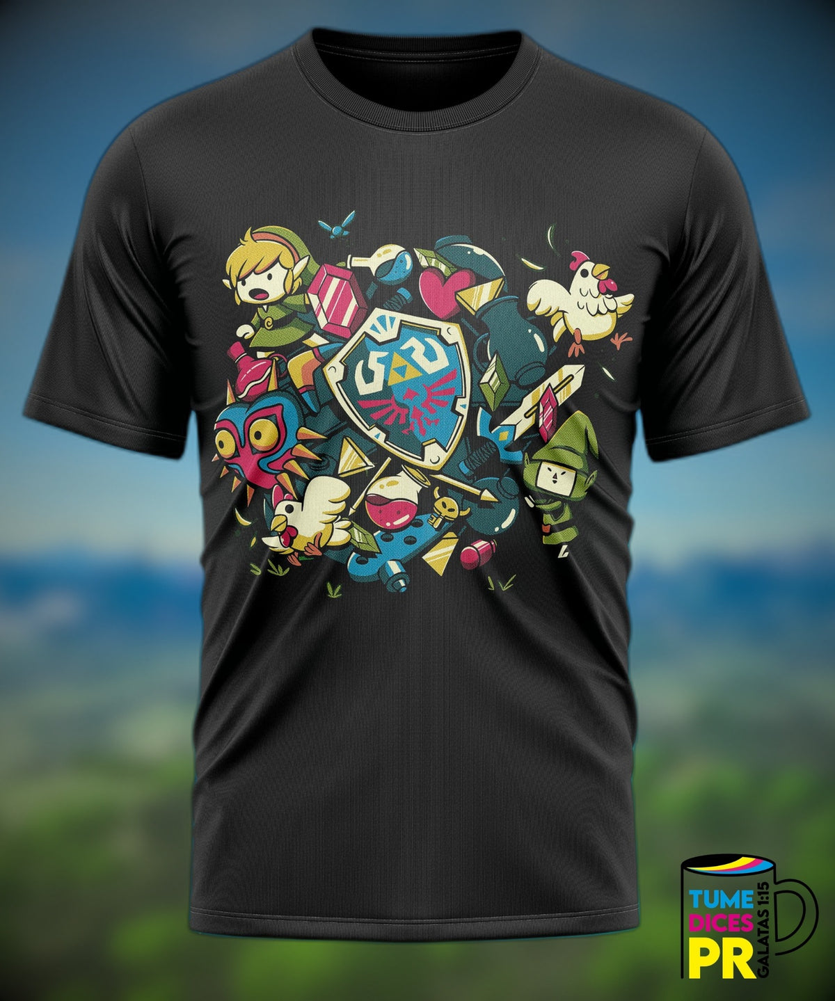 Camiseta The Legend of Zelda | Algodón y poliéster | Tallas S–XL