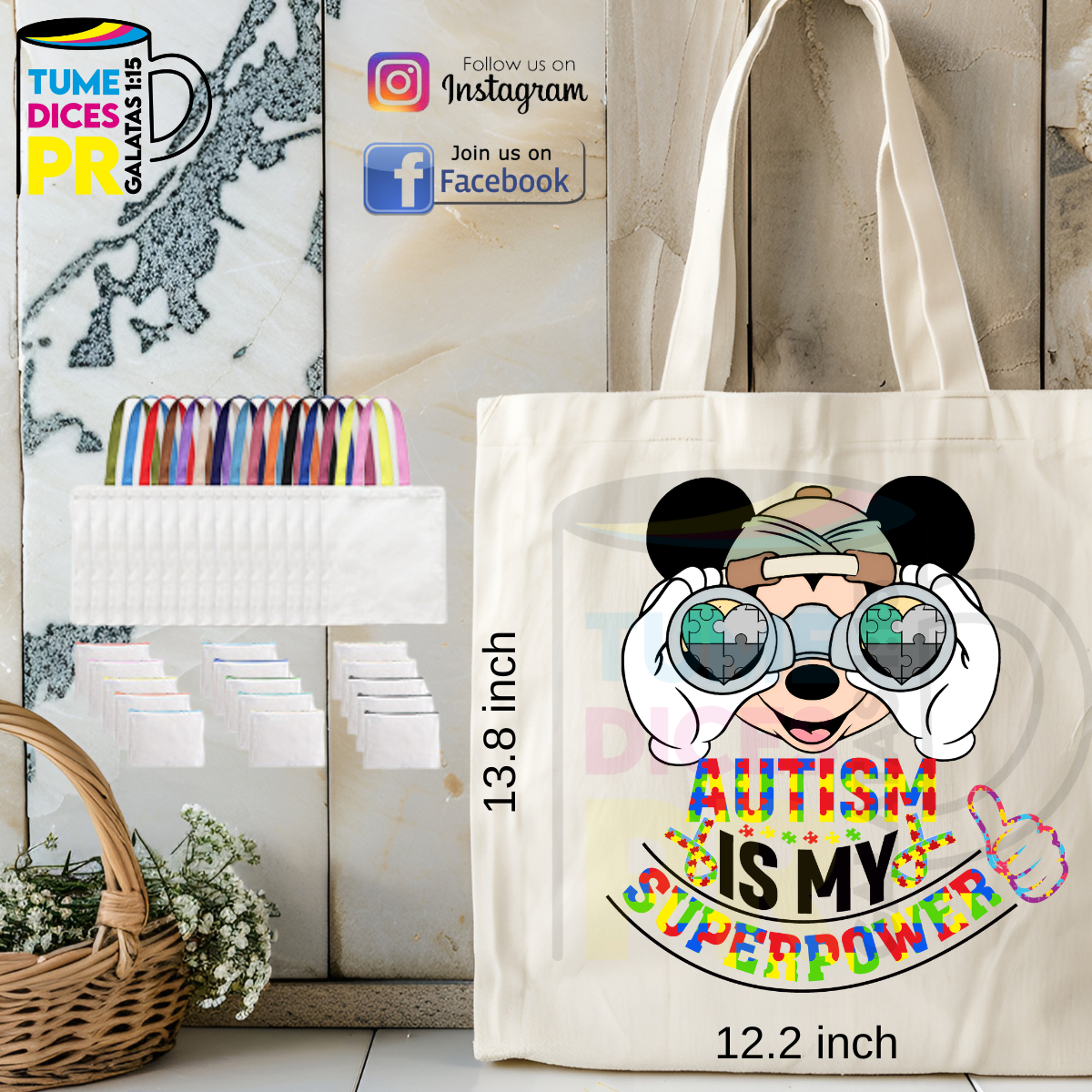 Tote Bags AUTISM