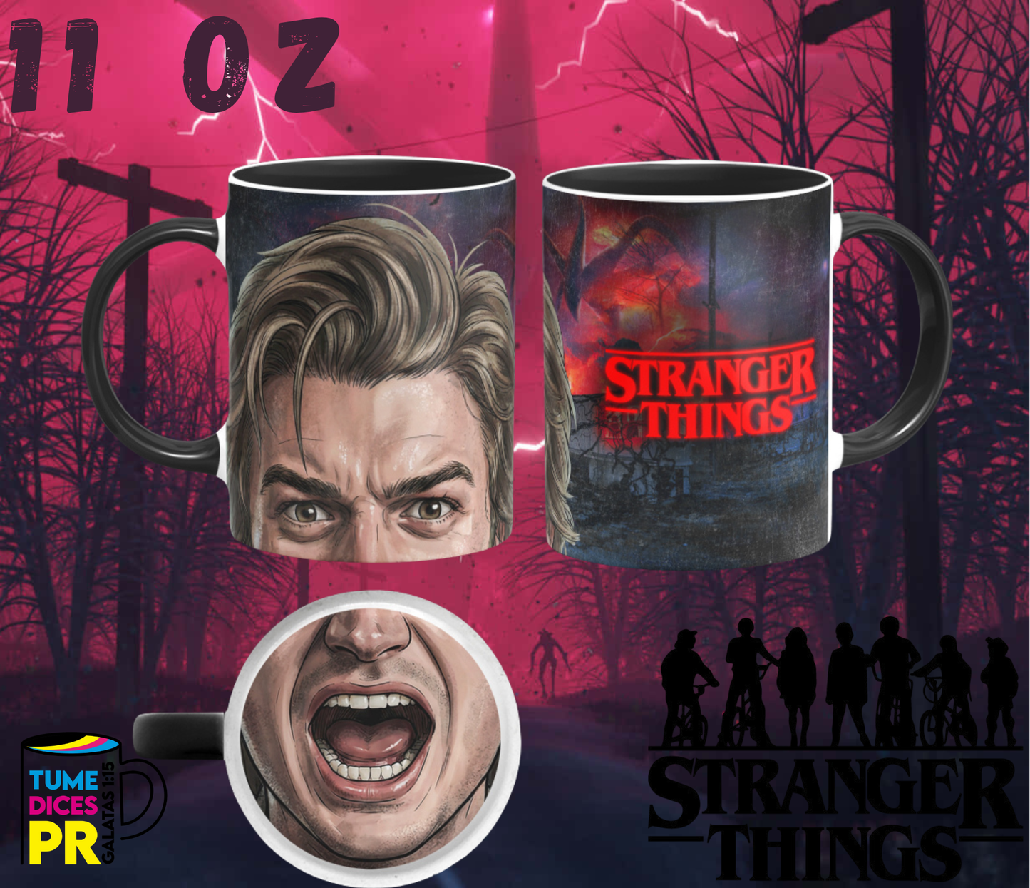 Taza STRANGER THINGS CON BOCA