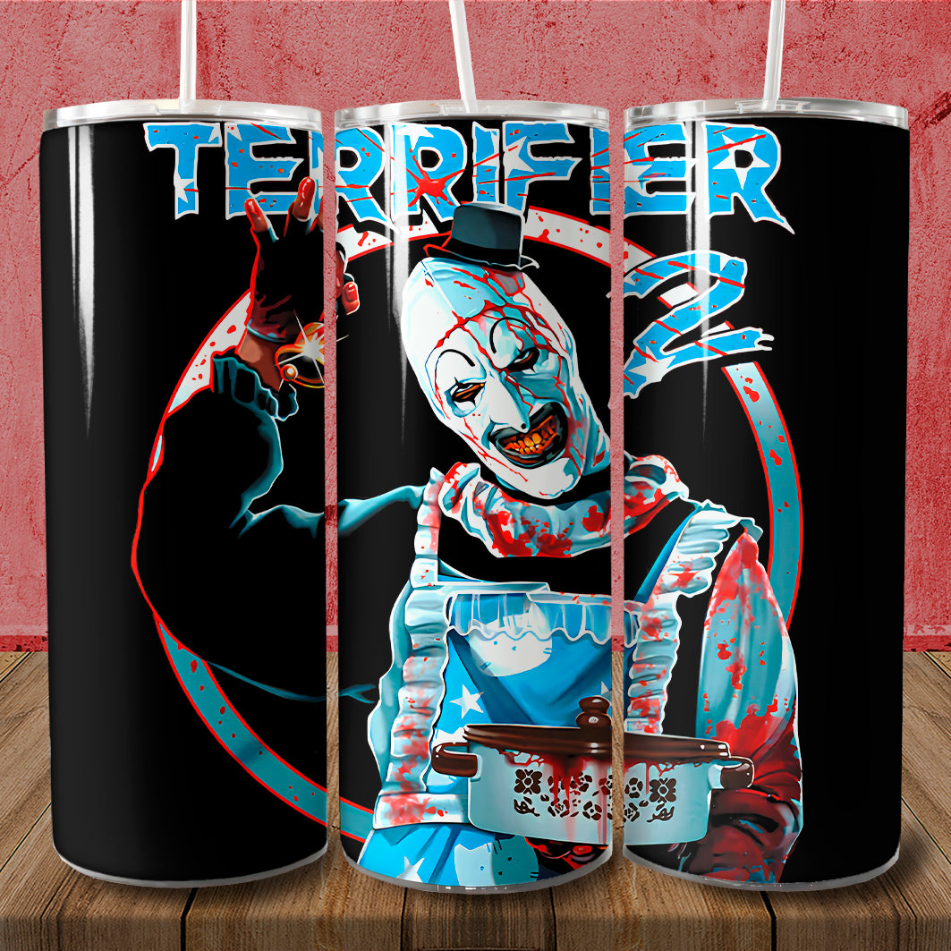 Terrifier Skinny Tumbler