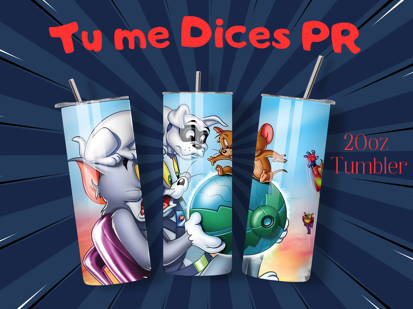 Tom & Jerry Skinny Tumbler