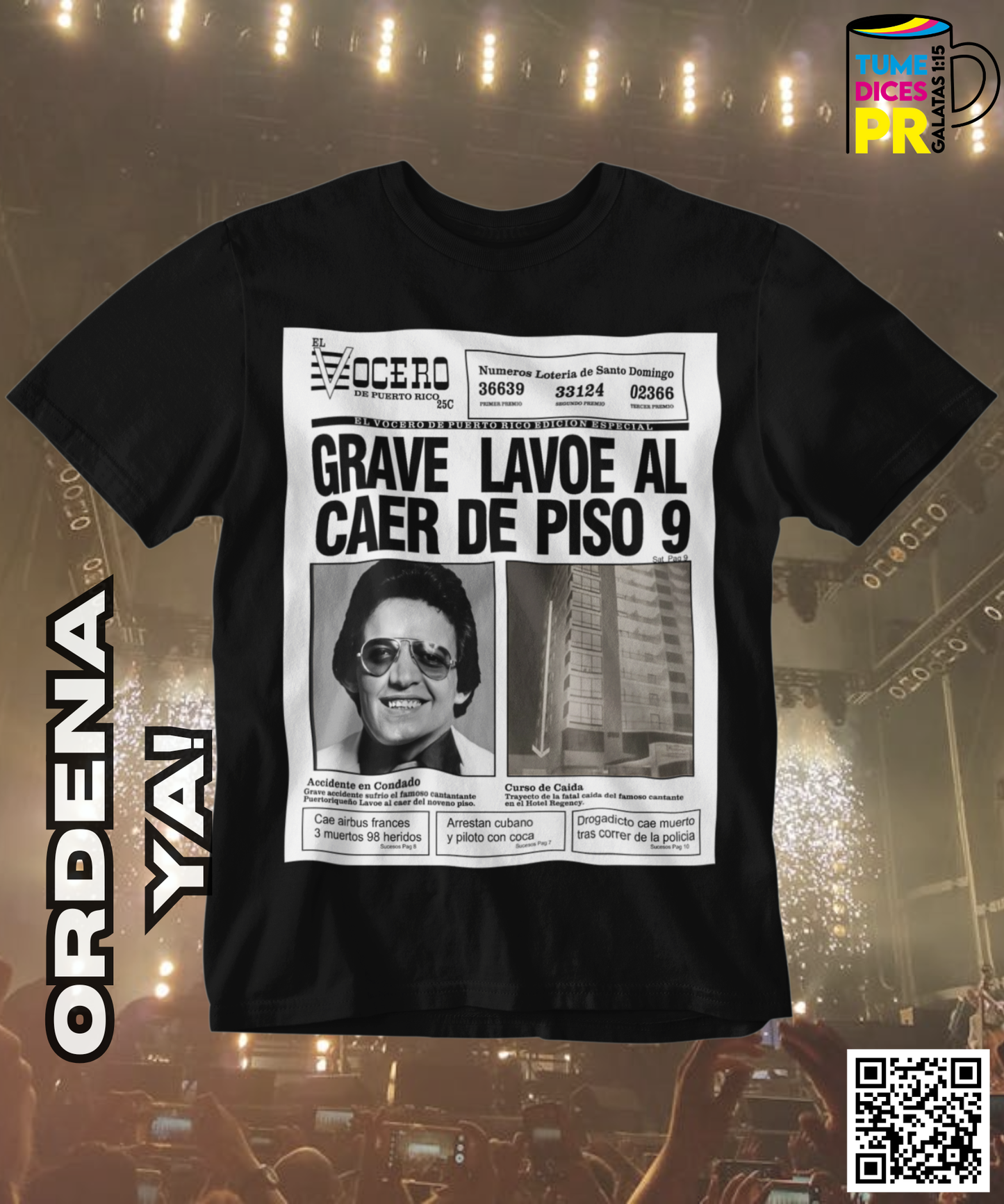 HECTOR LAVOE Camisetas