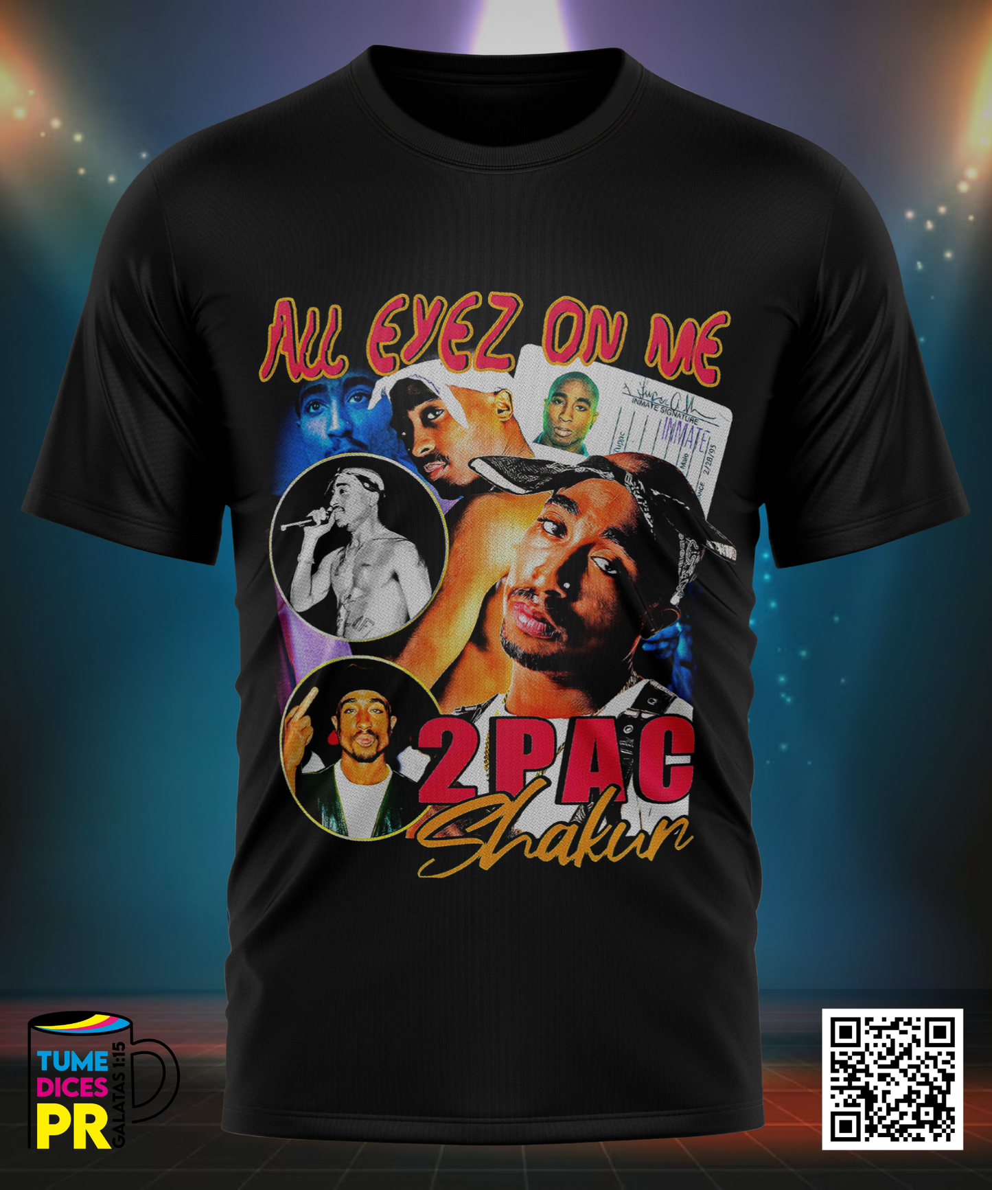 TUPAC Camiseta