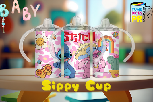 Sippy Cup Stitch 2 12 oz | Acero inoxidable | Con sorbeto