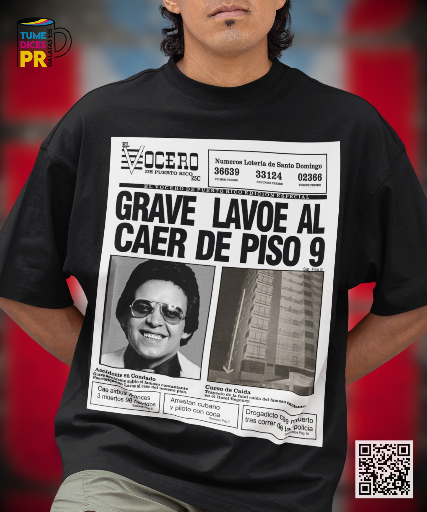 HECTOR LAVOE Camisetas