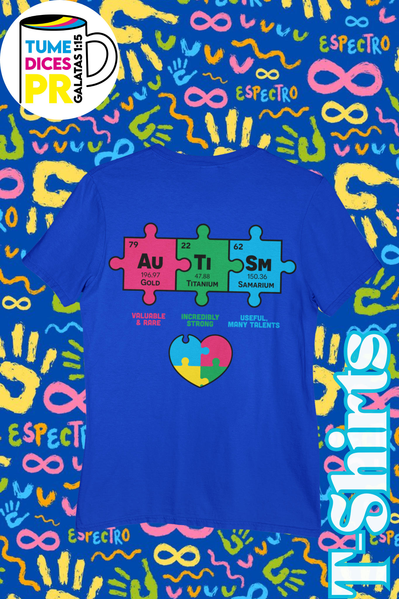 AUTISMO 3 Camisetas