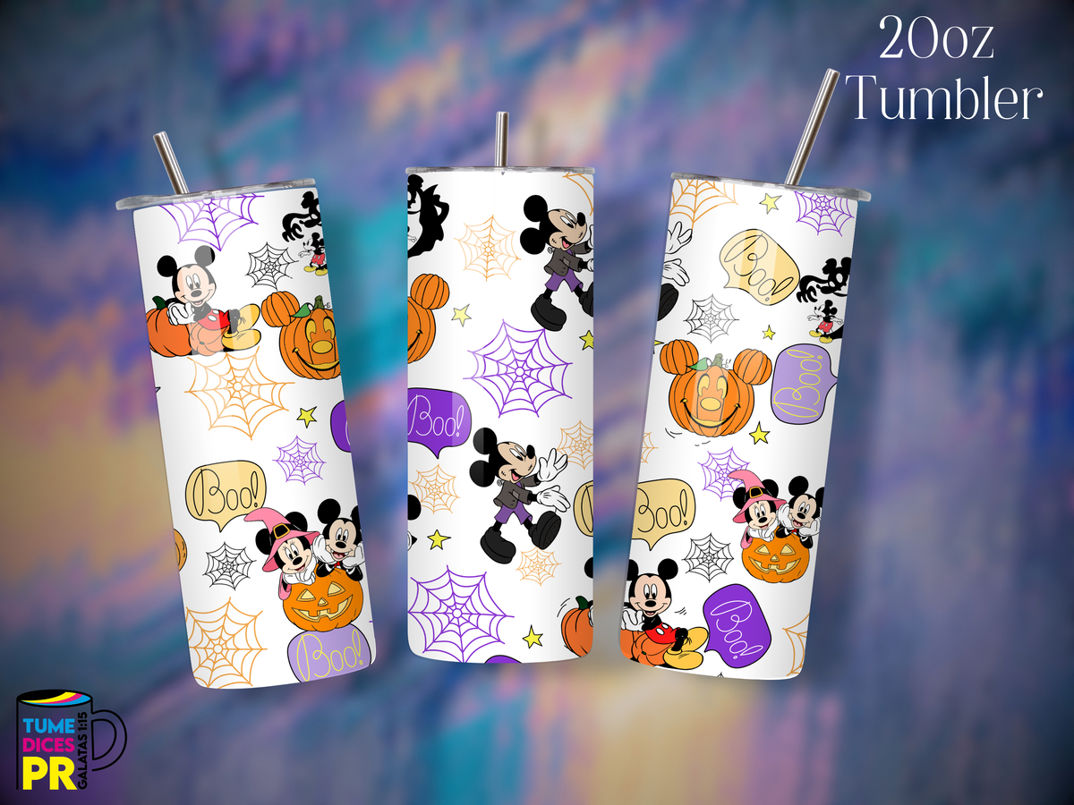 Tumbler Mundo Mágico 3 Skinny 20 oz | Personalizable | Mantiene frío y calor