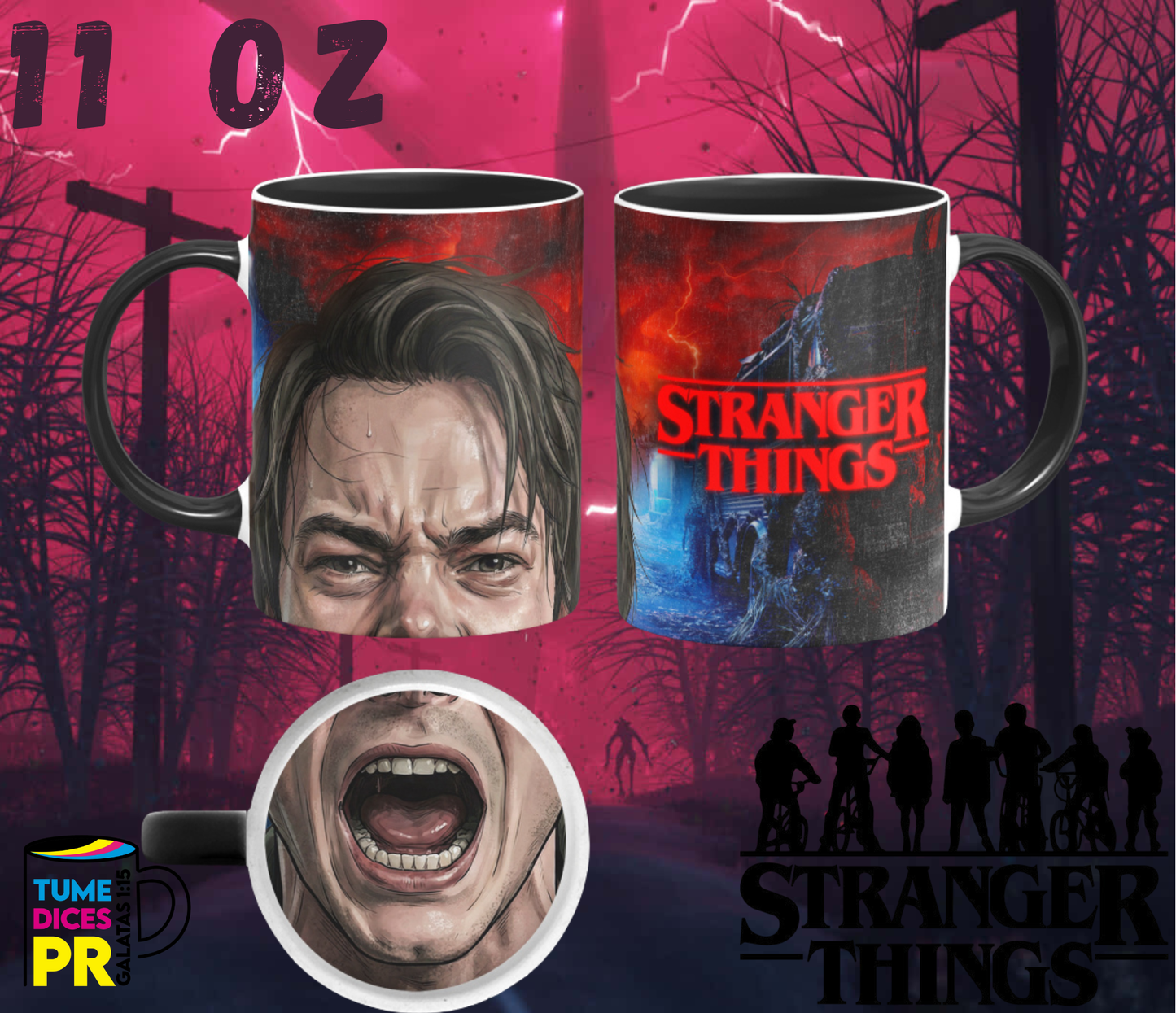 Taza STRANGER THINGS CON BOCA