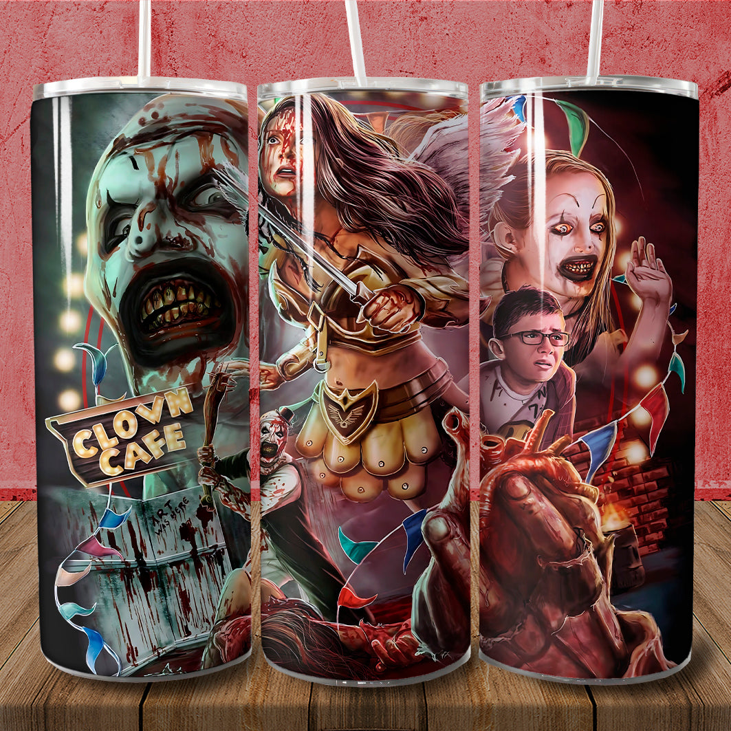 Terrifier Skinny Tumbler