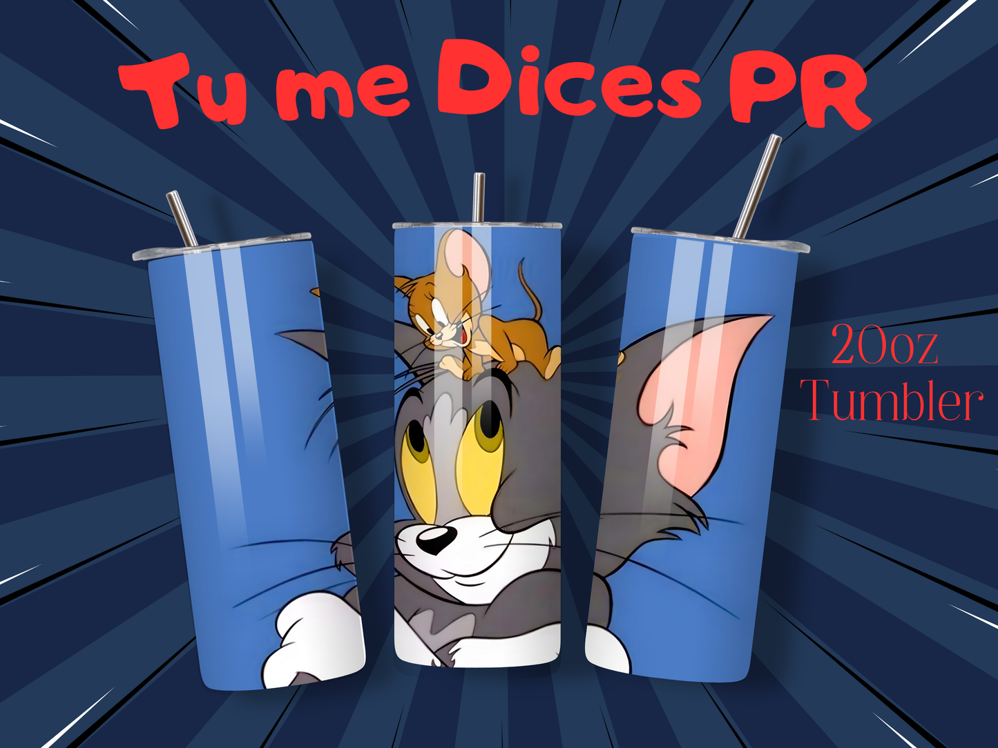 Tom & Jerry Skinny Tumbler