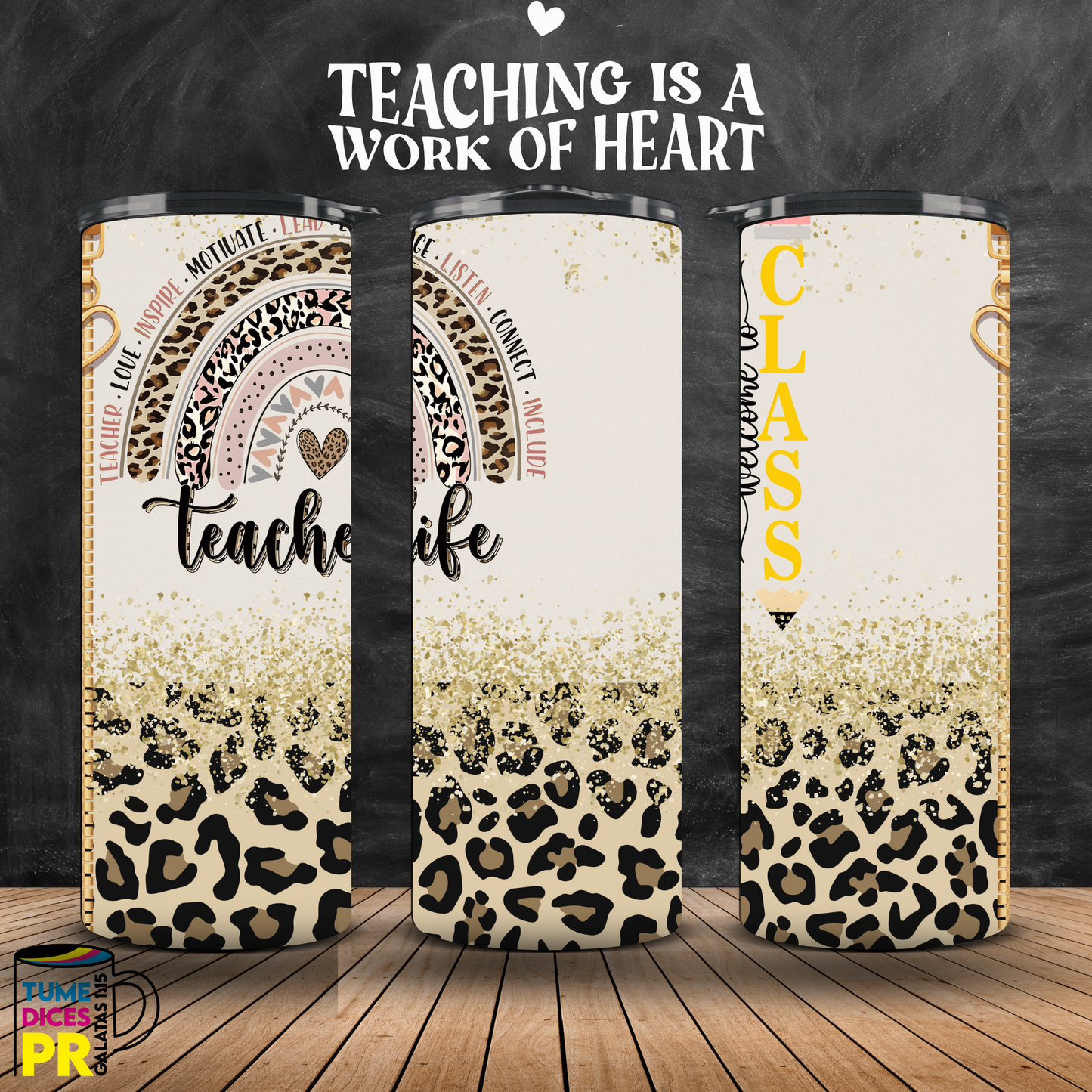 MAESTR@S Skinny Tumbler