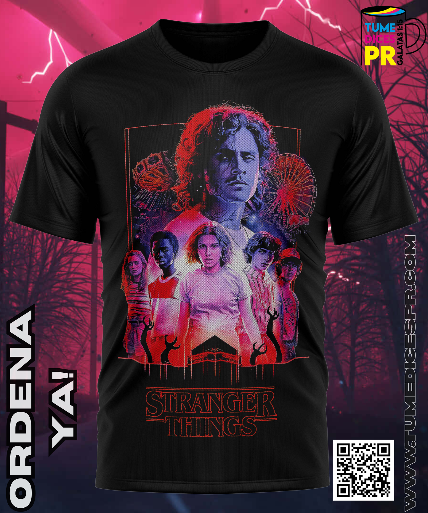STRANGER THINGS Camisetas