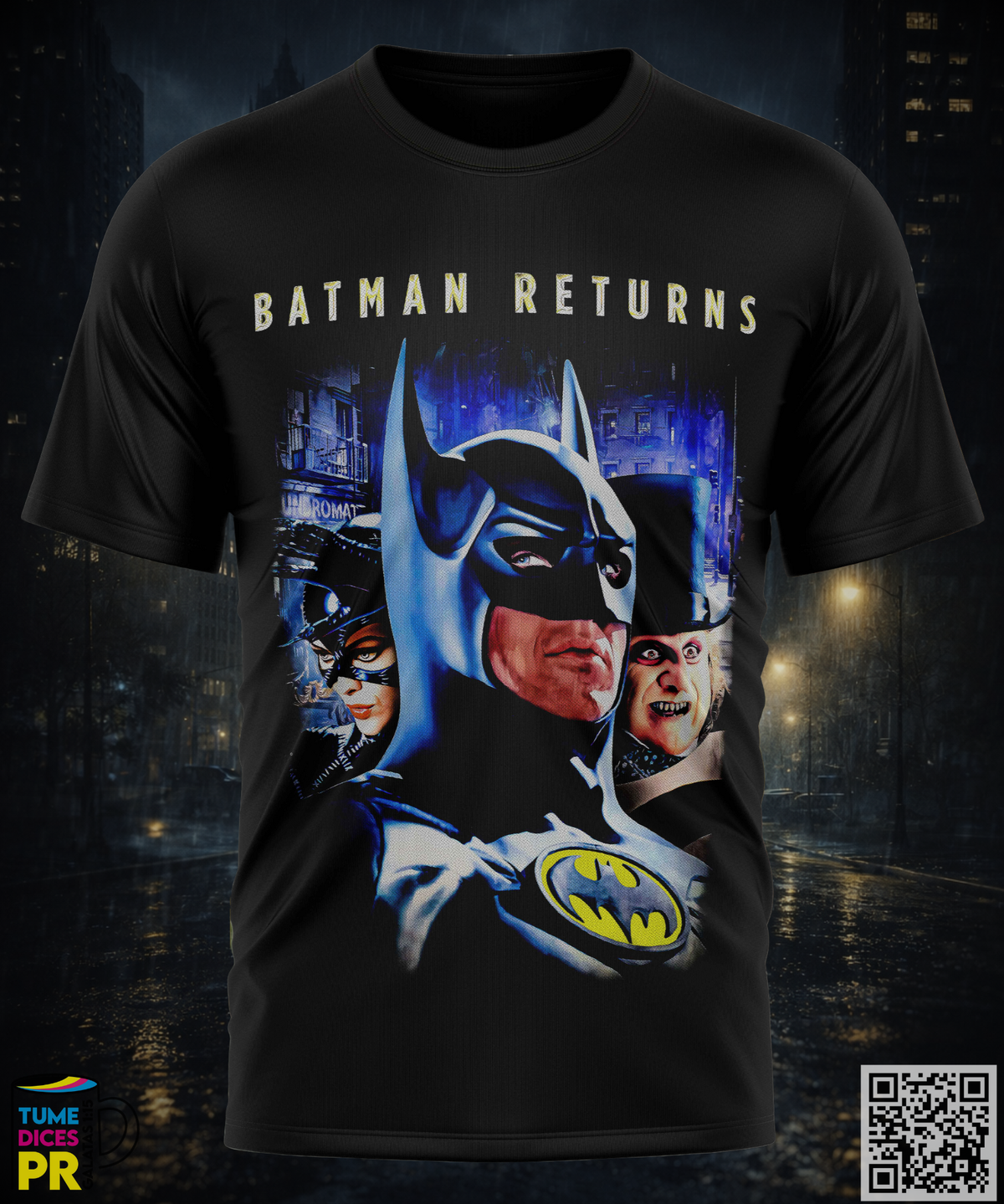 Camiseta Batman | Algodón y poliéster | Tallas S–XL