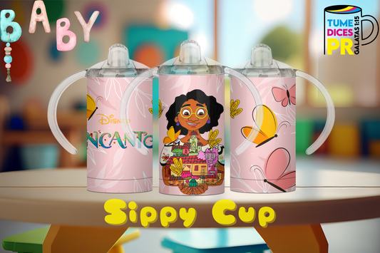 Sippy Cup Encanto 2 12 oz | Acero inoxidable | Con sorbeto