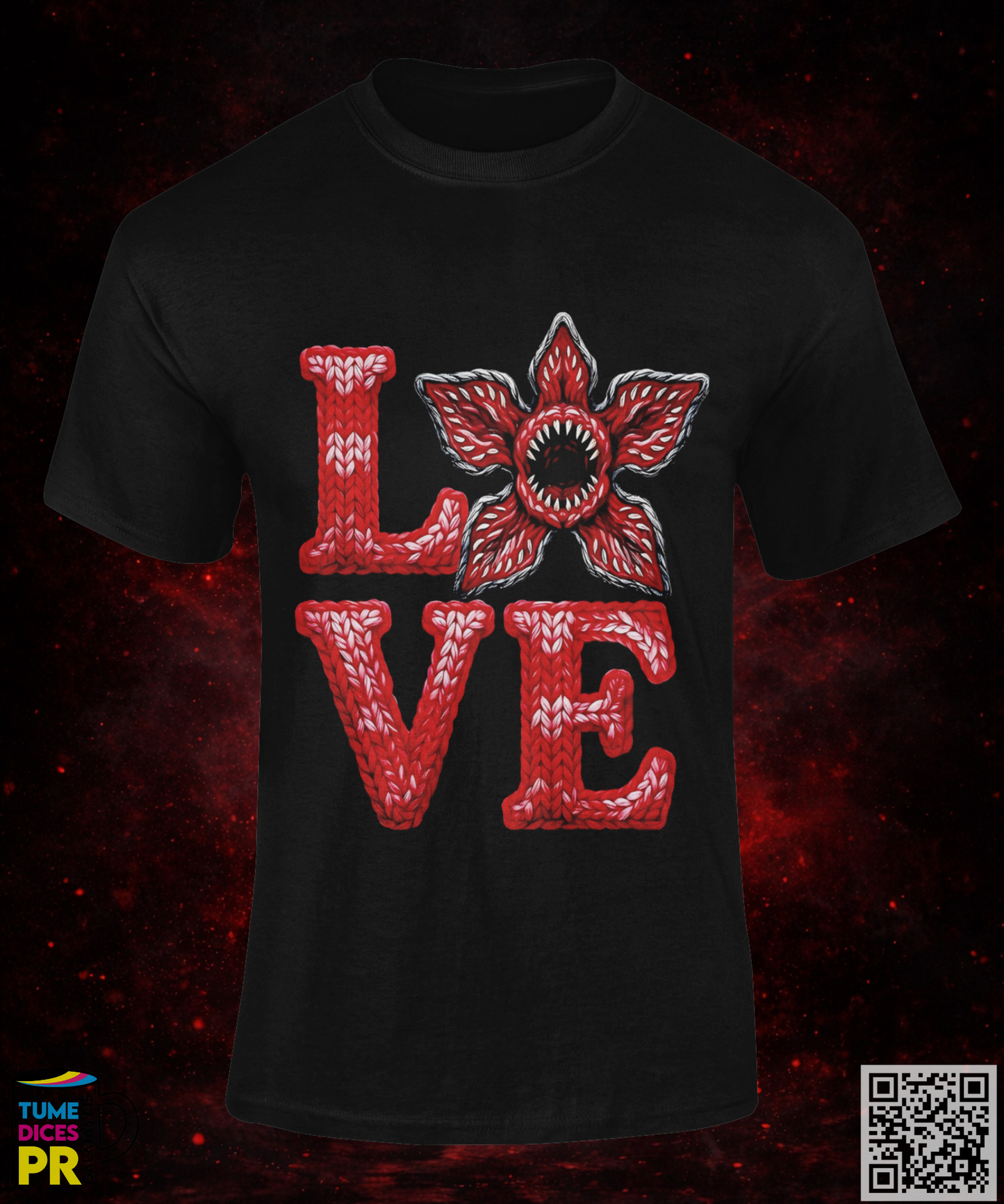 STRANGER THINGS SAN VALENTIN Camisetas