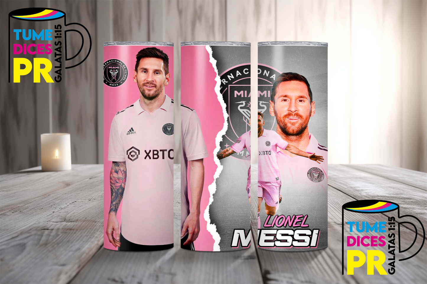 MESSI Skinny Tumbler