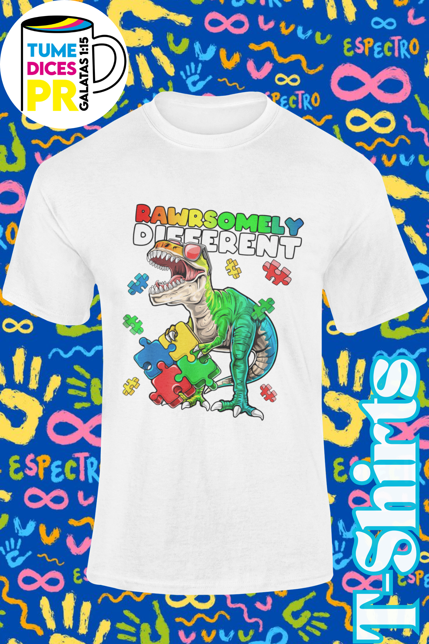 AUTISMO 3 Camisetas