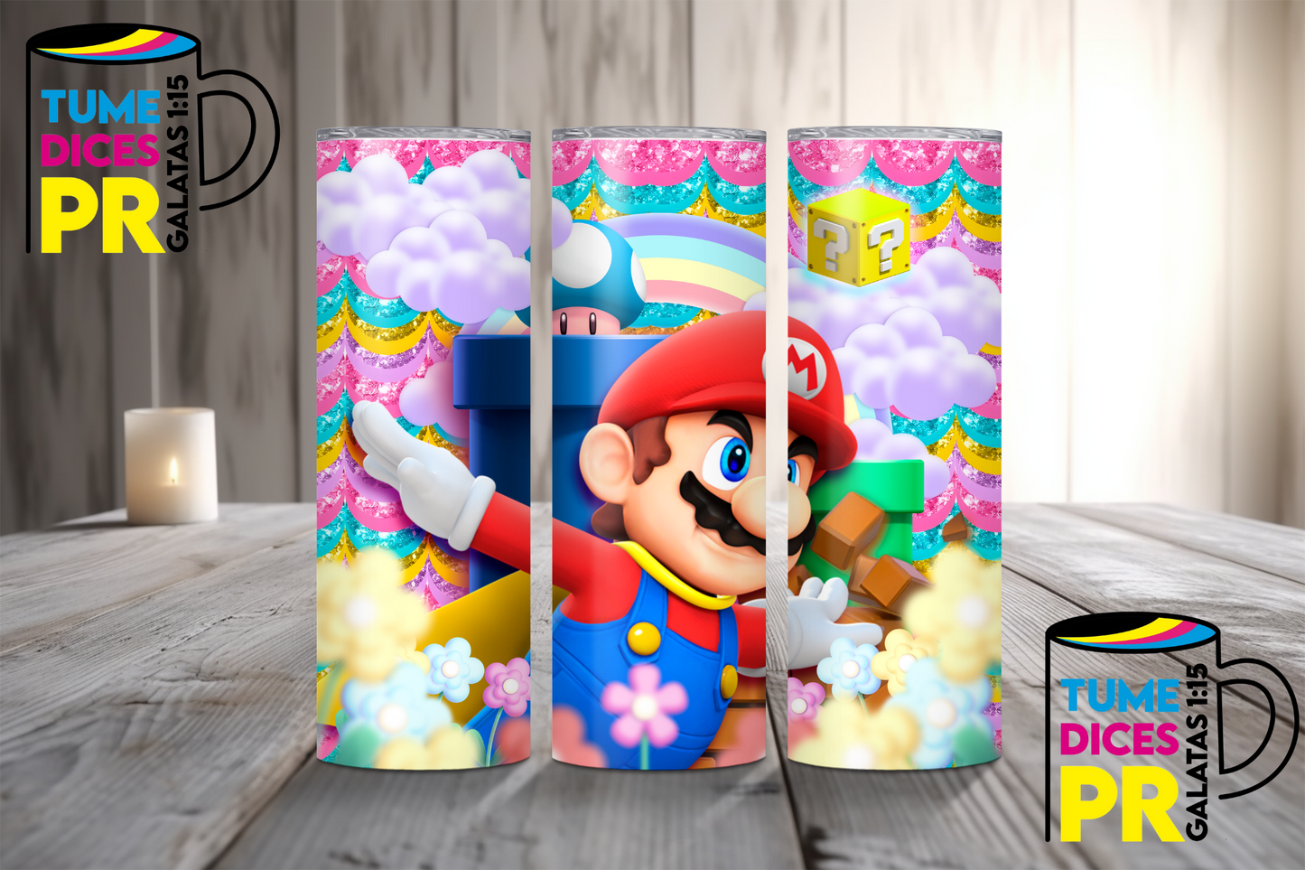 MARIO BROS Skinny Tumbler