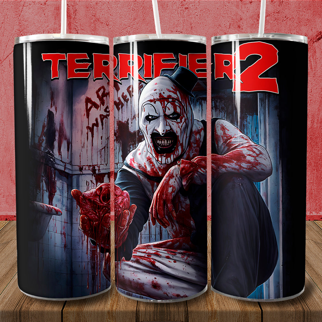 Terrifier Skinny Tumbler