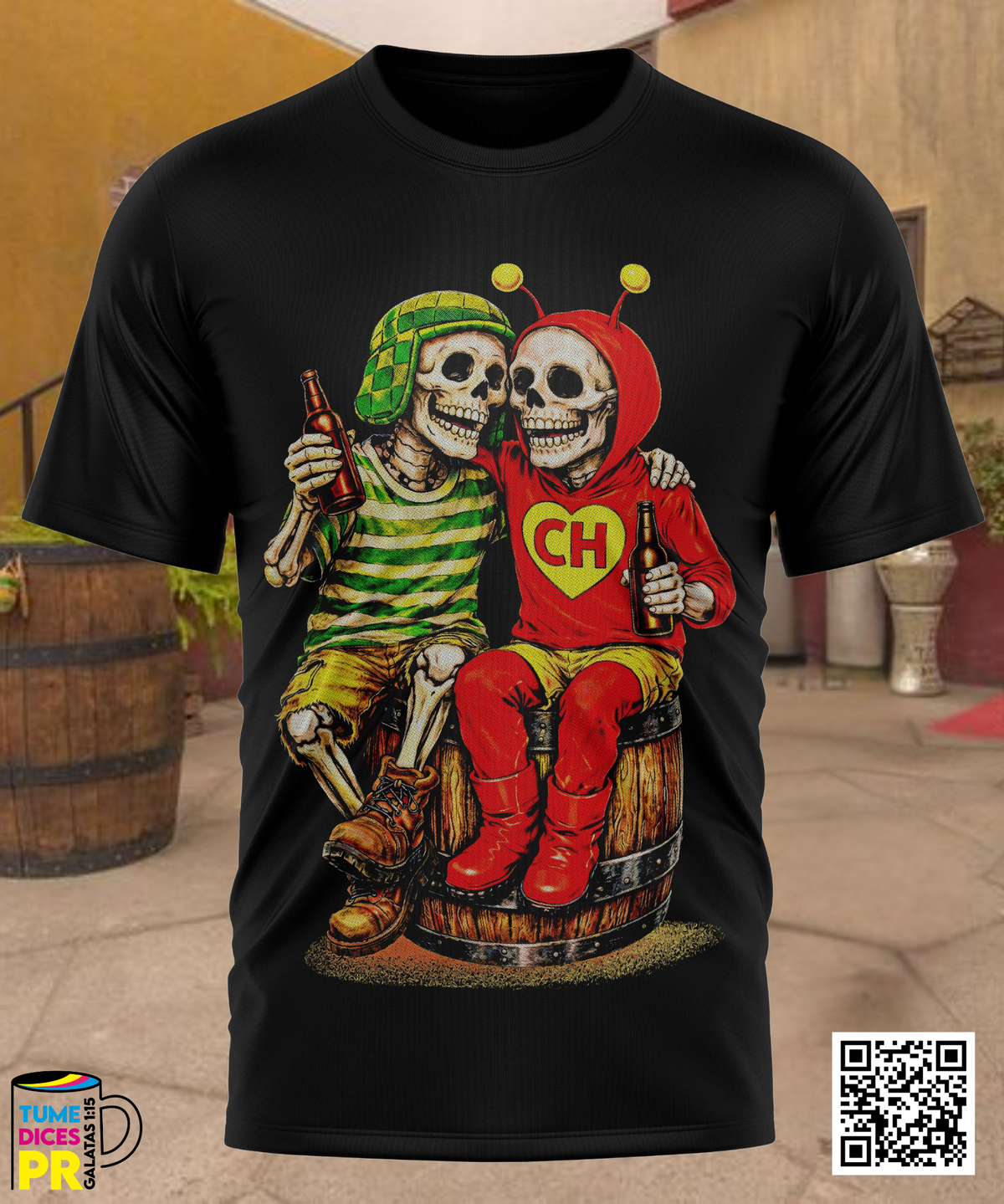 Camiseta CHESPIRITO | Algodón y poliéster | Tallas S–XL