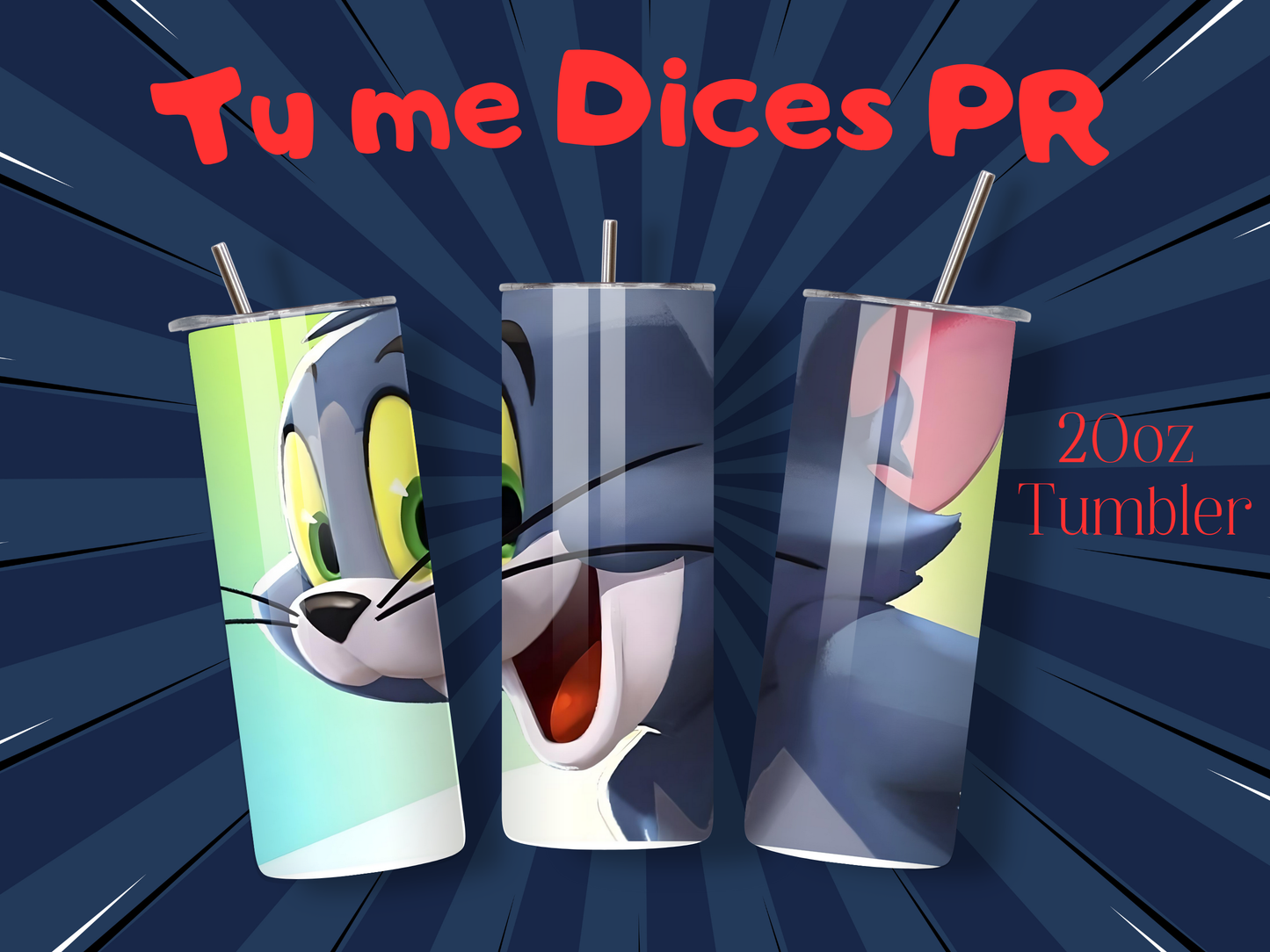 Tom & Jerry Skinny Tumbler