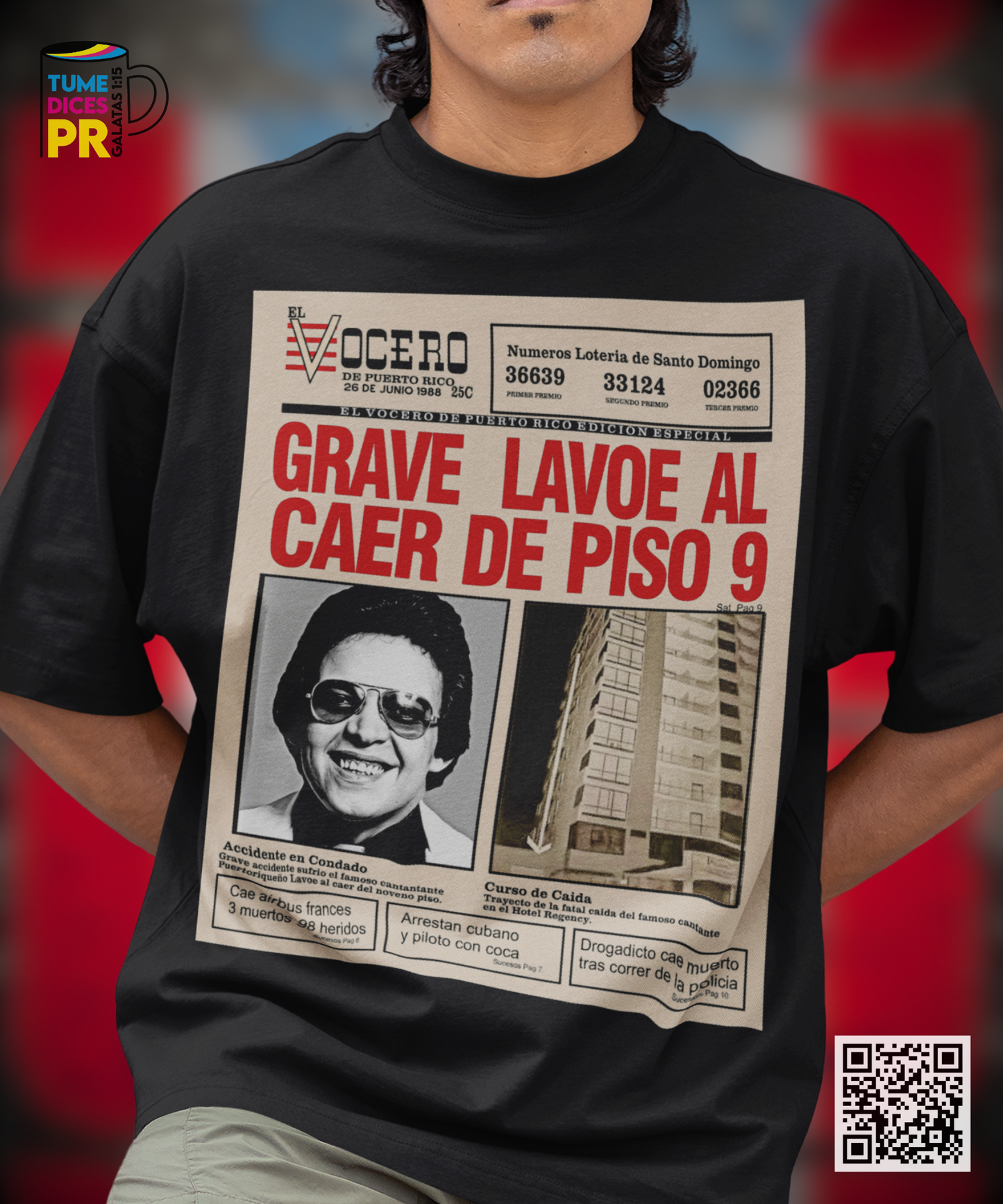 HECTOR LAVOE Camisetas