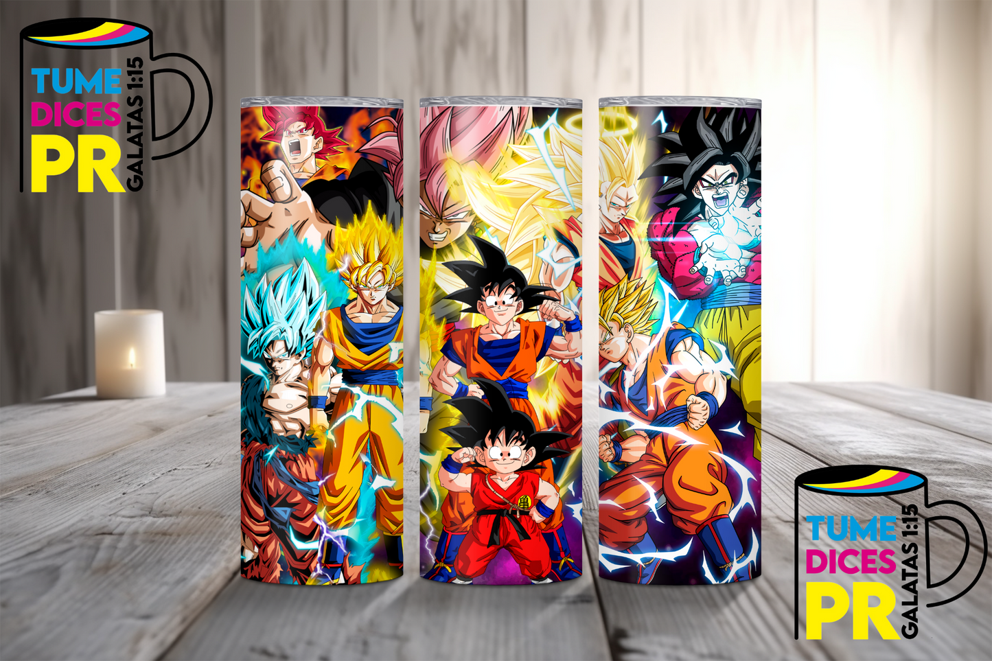 ANIME Skinny Tumbler