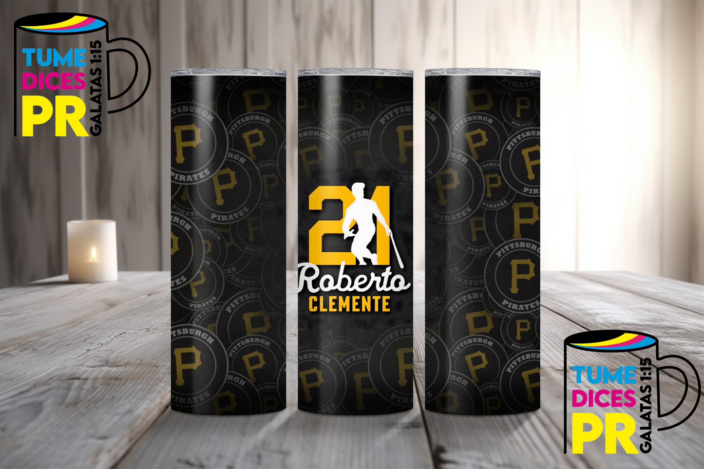 BASEBALL Skinny Tumbler