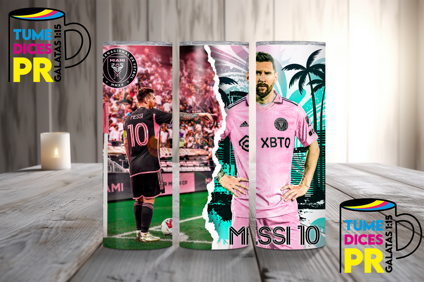MESSI Skinny Tumbler