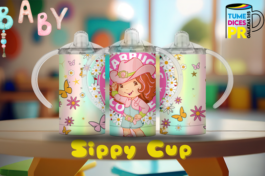 Sippy Cup Rosita Fresita 2 12 oz | Acero inoxidable | Con sorbeto